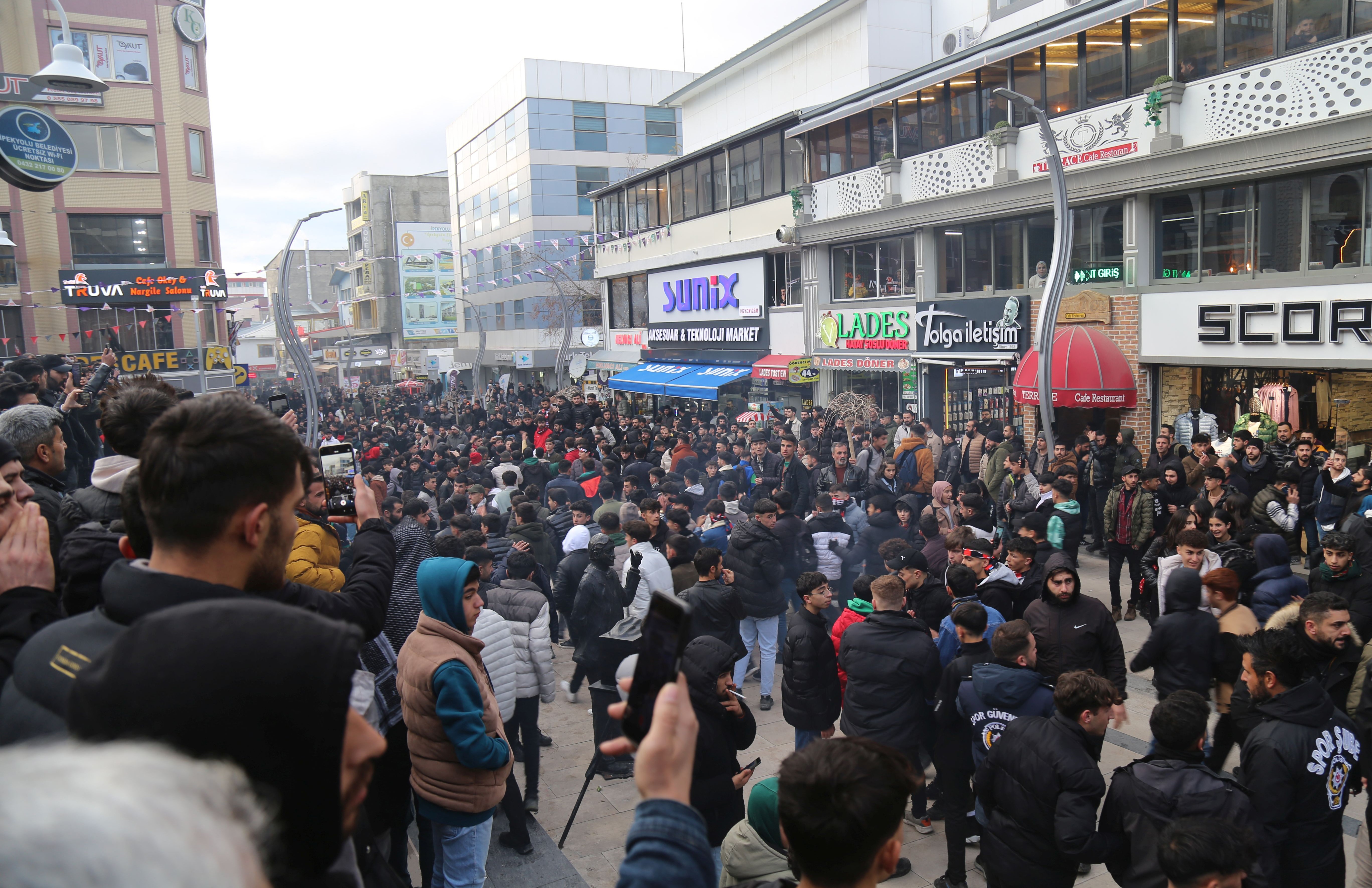 Vanspor taraftarlarının protesto eylemi