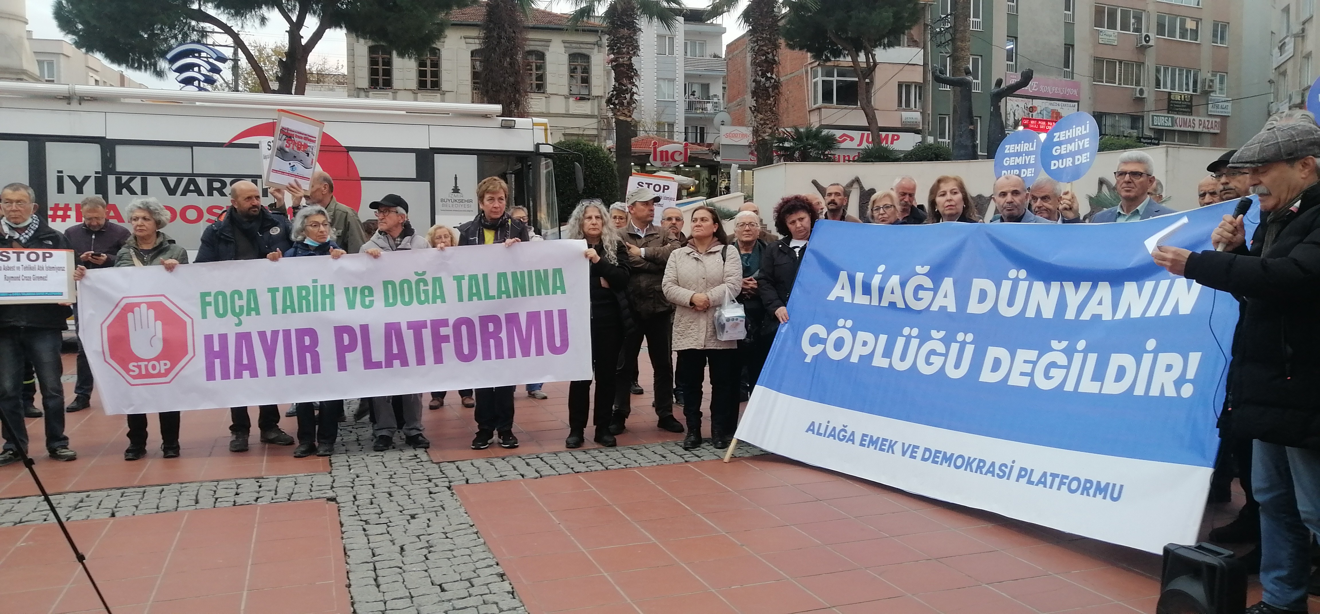 Aliağa emek ve demokrasi platformu açıklama yaptı