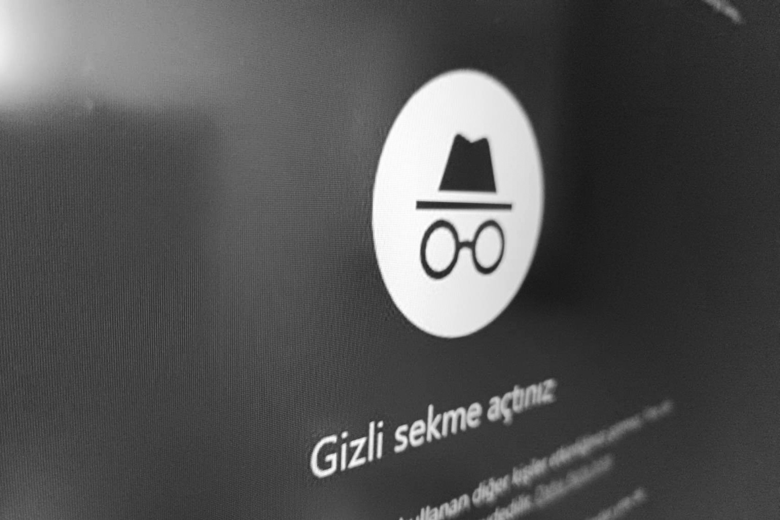 Google Chrome gizli sekme