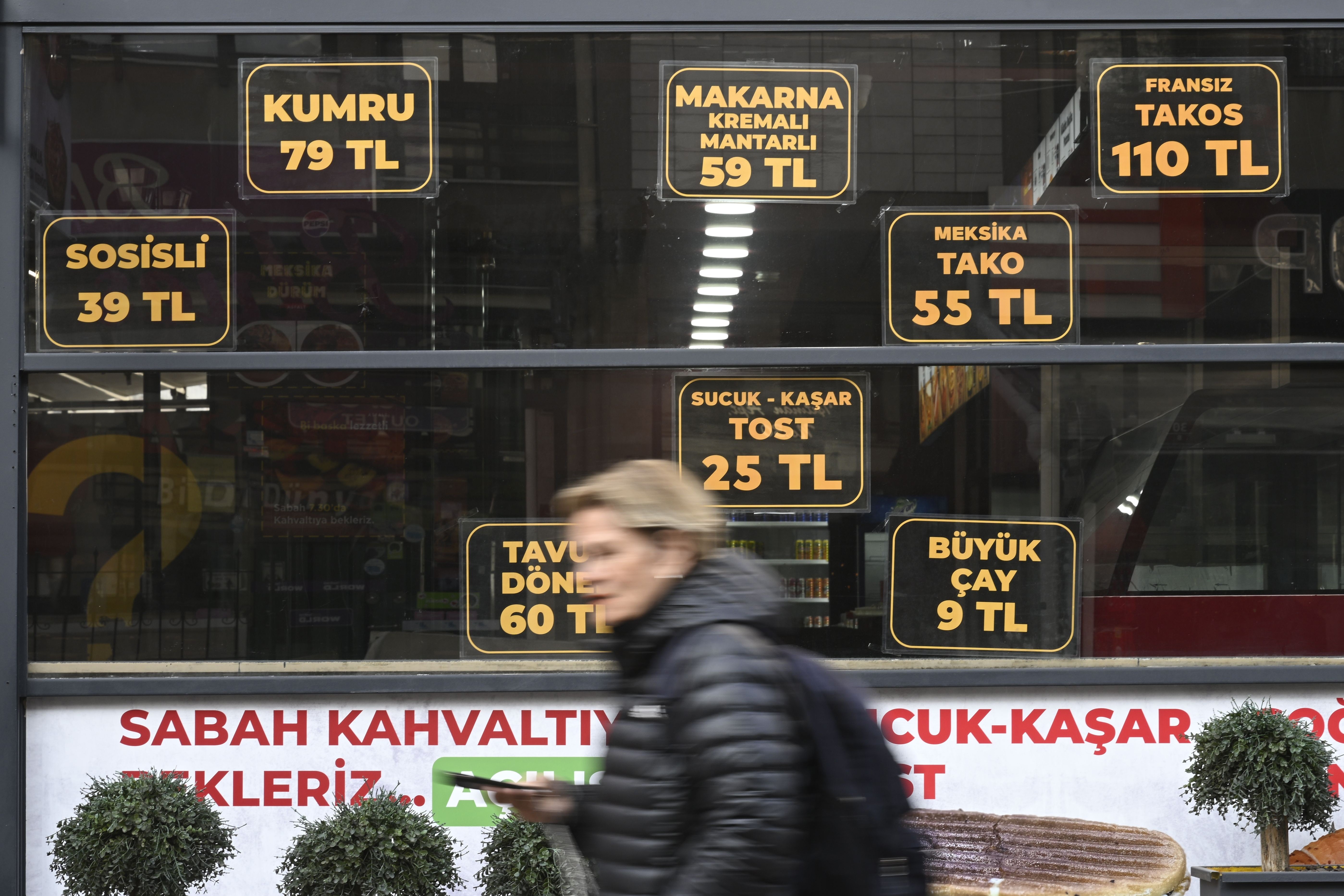 Lokanta ve kafelerde fiyat listelerinin giriş kapısı önünde yer alması uygulaması 