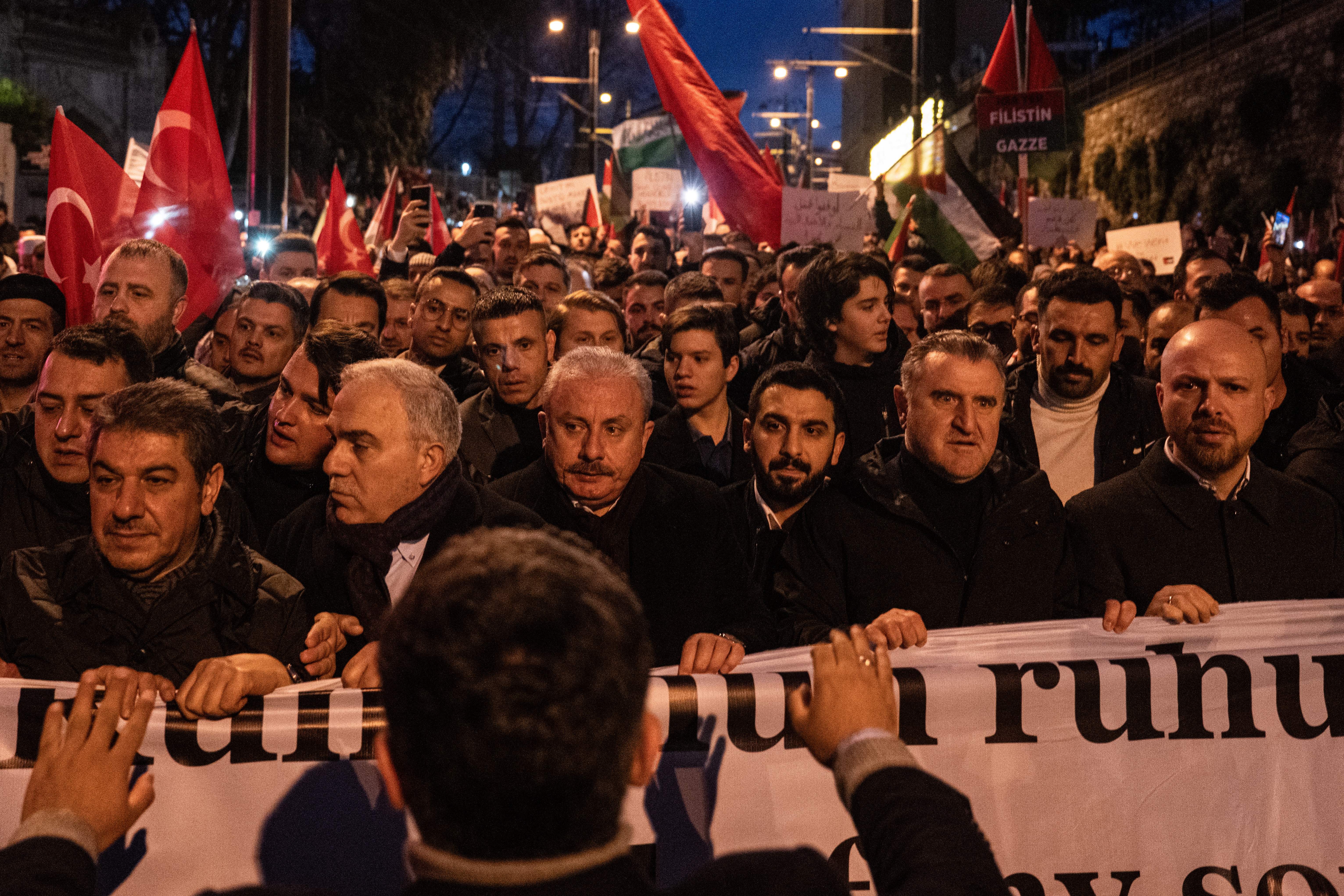 Aşkın Bak, Mustafa Şentop, Bilal Erdoğan, Tevfik Göksu, Mehmet Ergün Turan mitingte