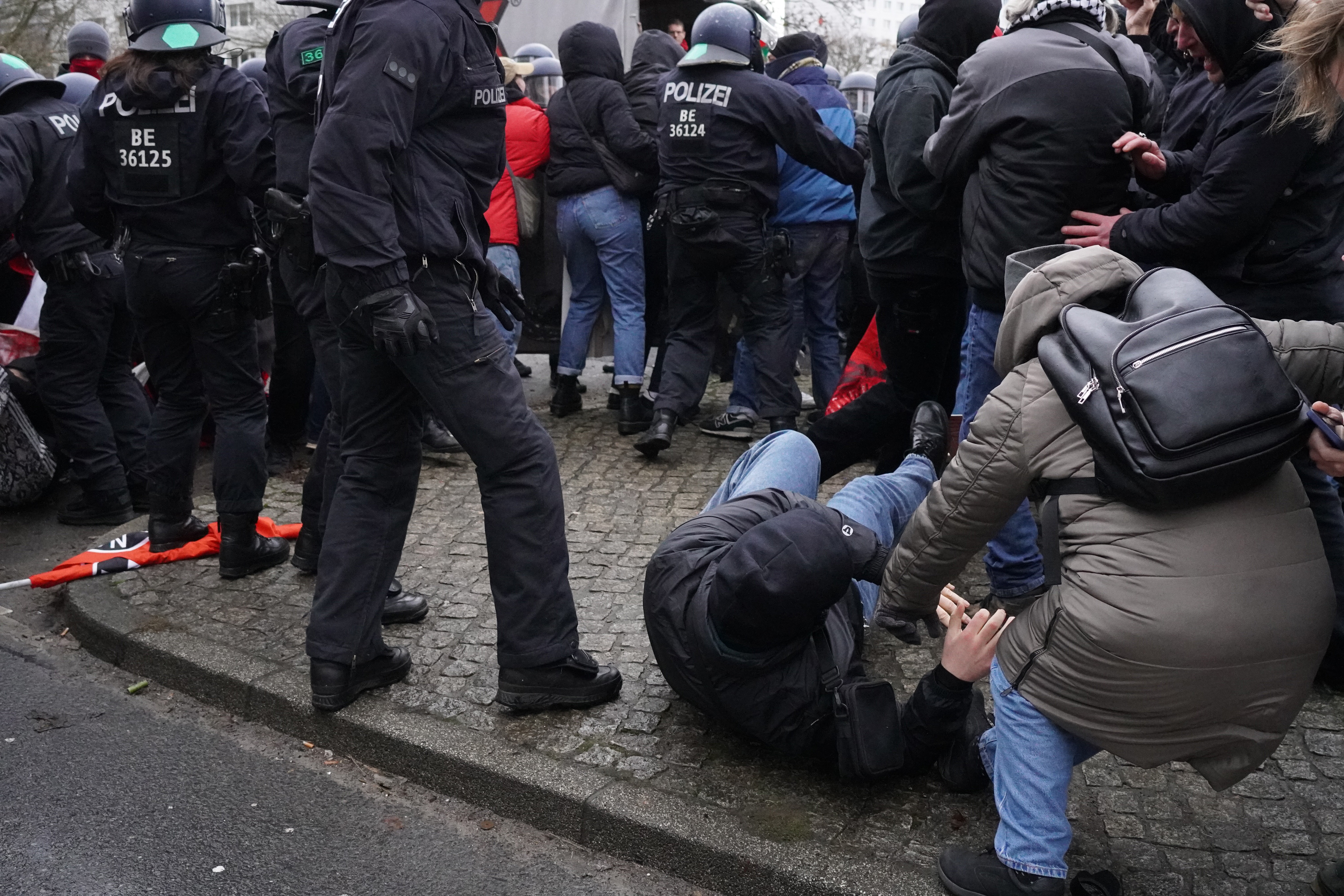 Almanya'da polis müdahalesi