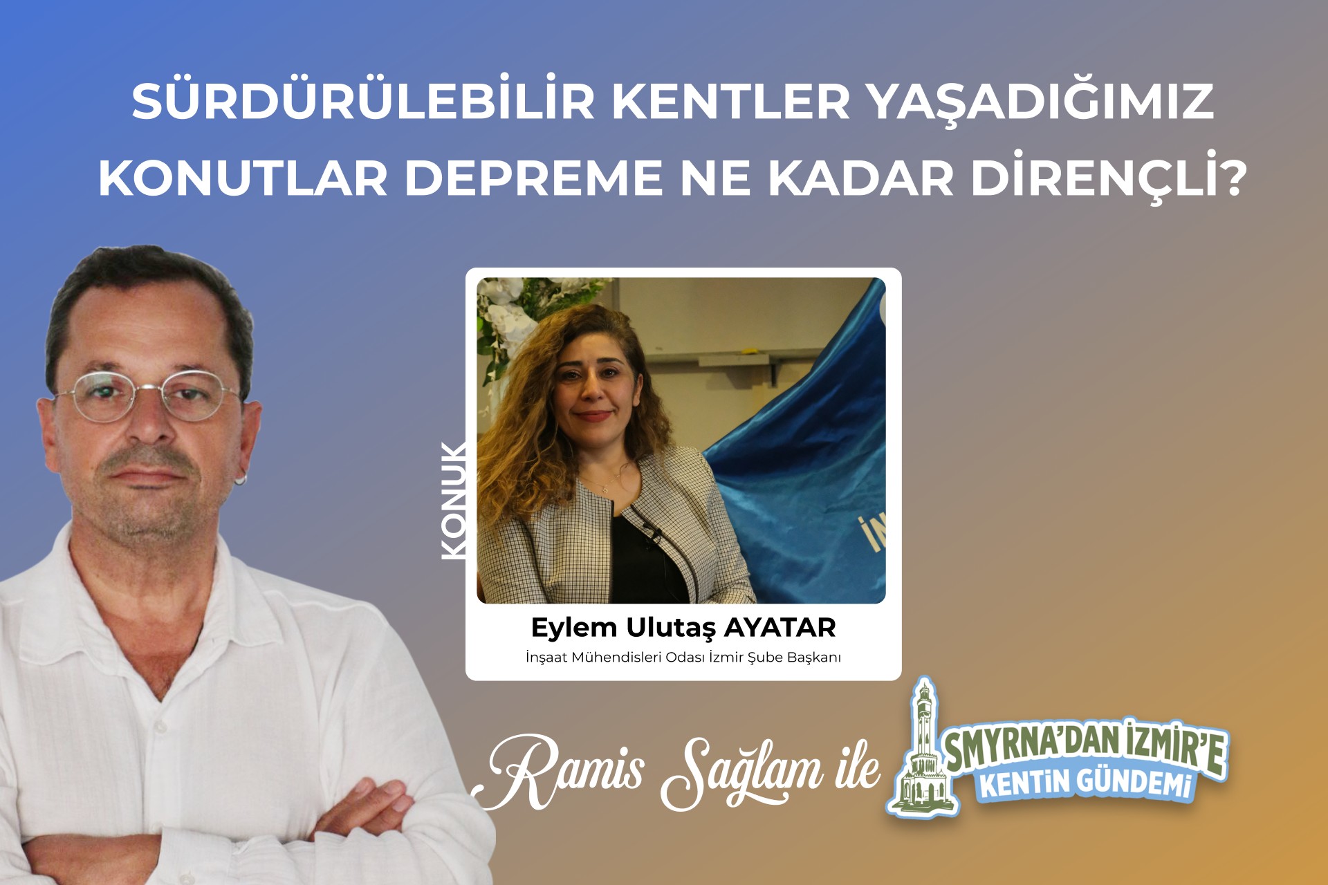 Smyrna'dan İzmir'e Kentin Gündemi programının kapak görseli