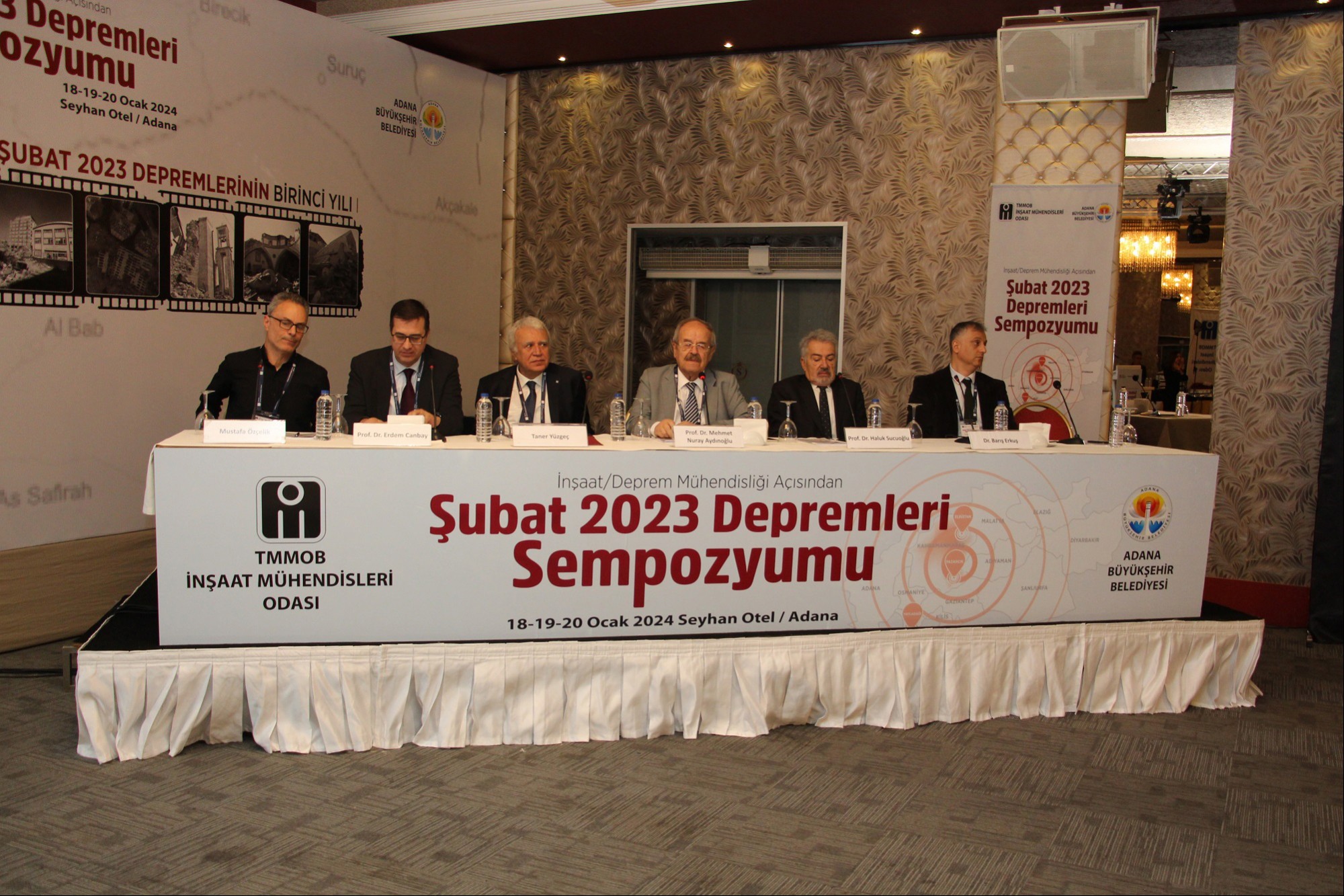 Adana'da yapılan Şubat 2023 Depremleri Sempozyumu