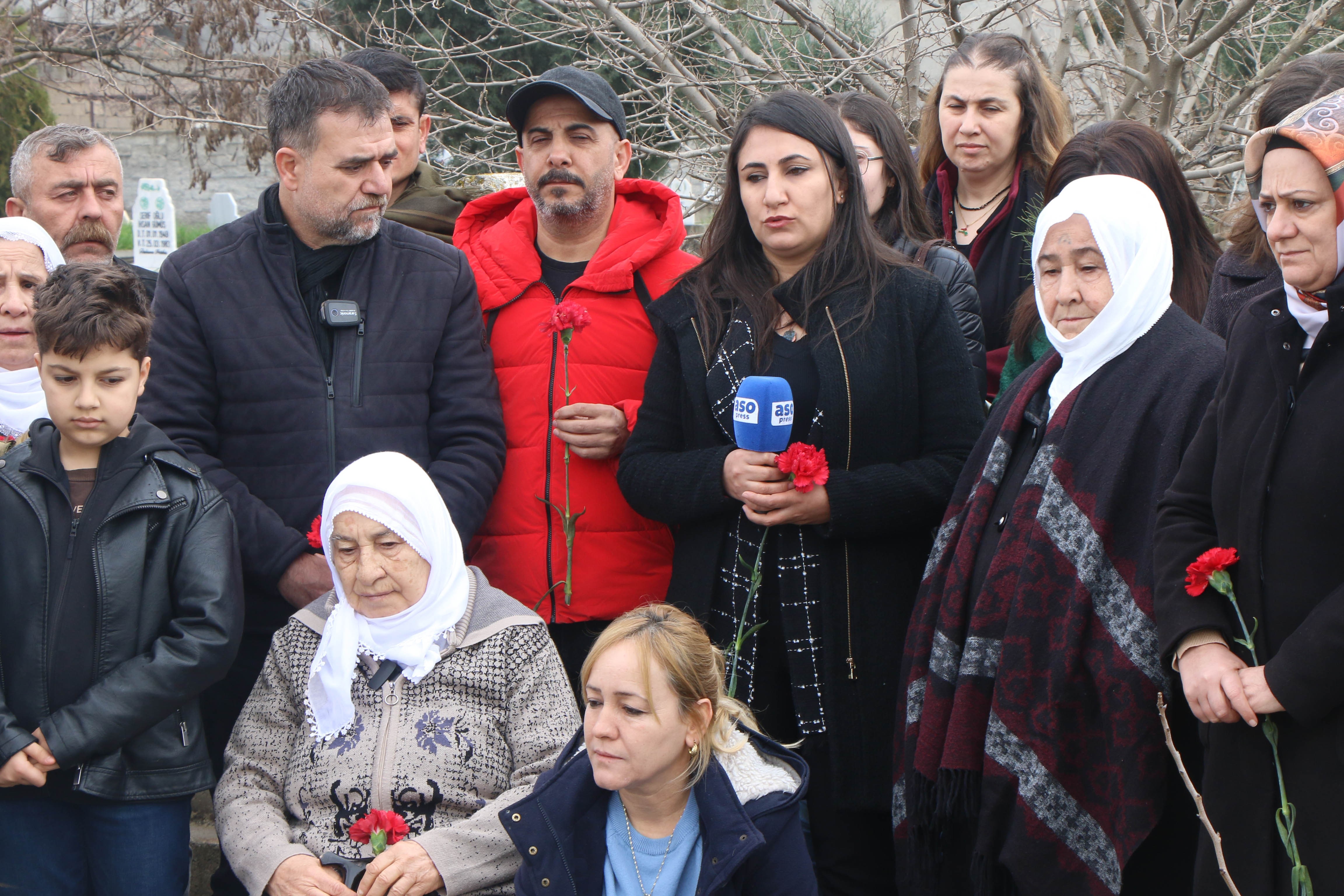 Cengiz Altun'un mezarı başında yapılan açıklama