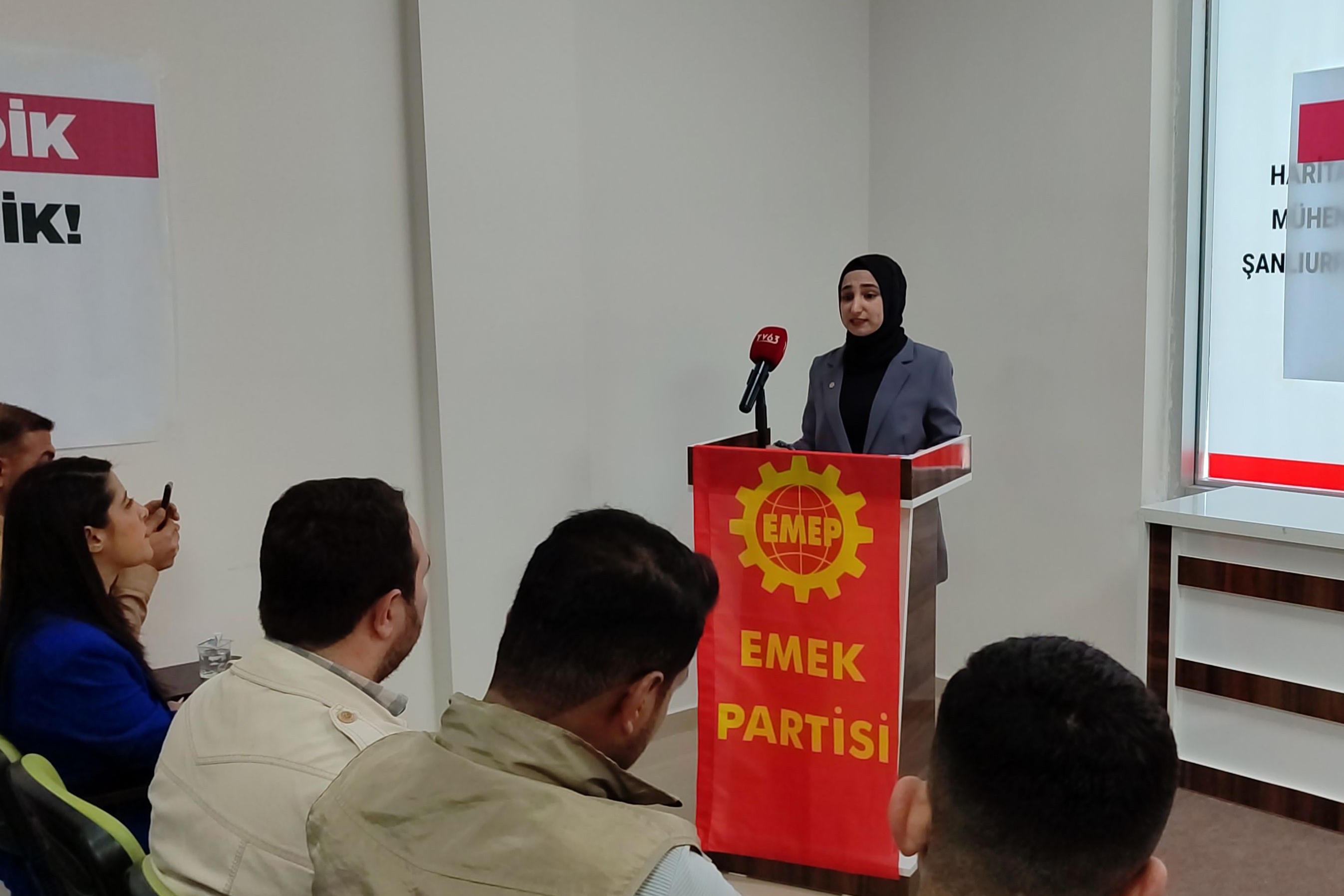 EMEP Urfa belediye başkan adayı ve meclis üyelerini tanıtım toplantısı