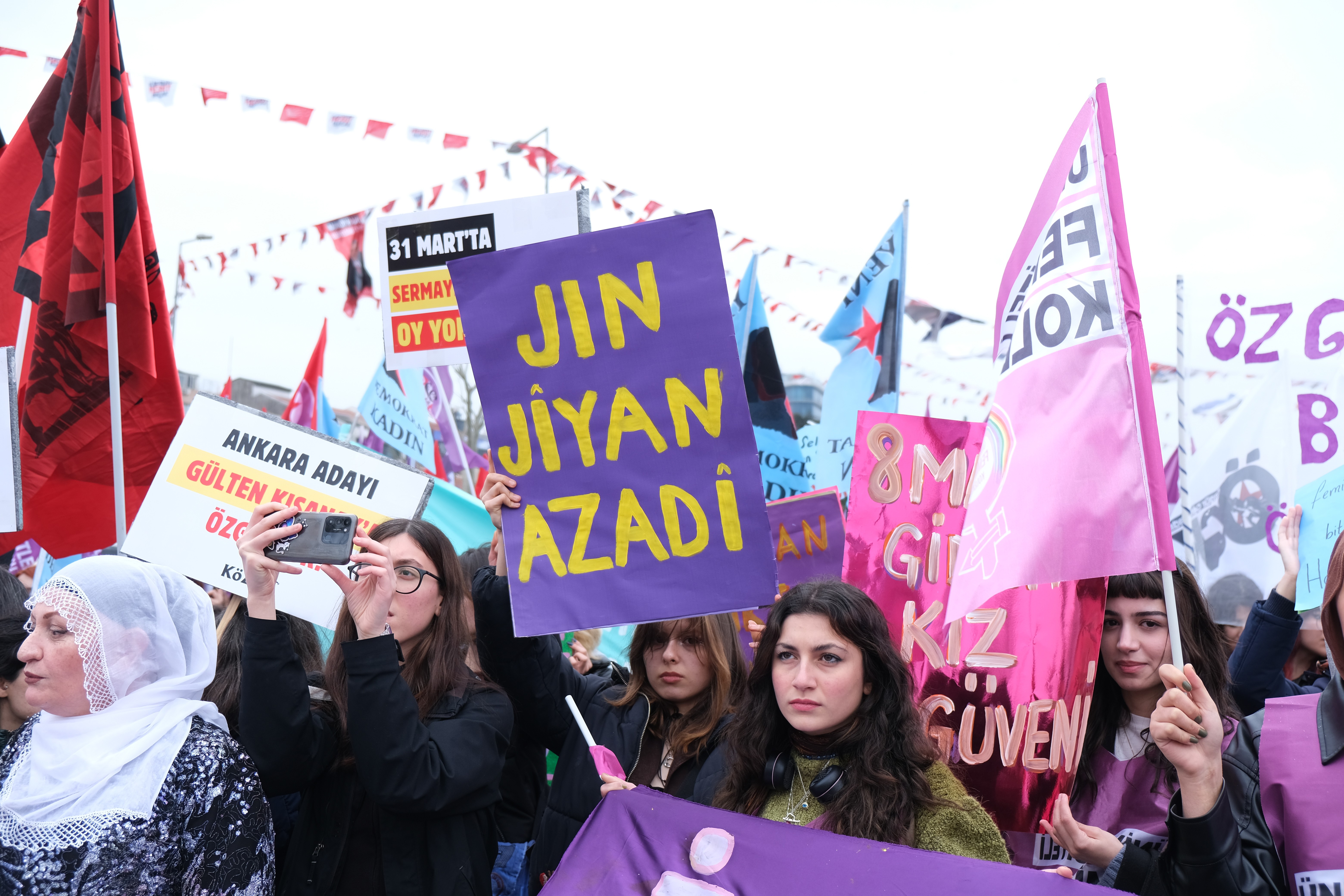 Kadınlar kadıköy'de eylemde