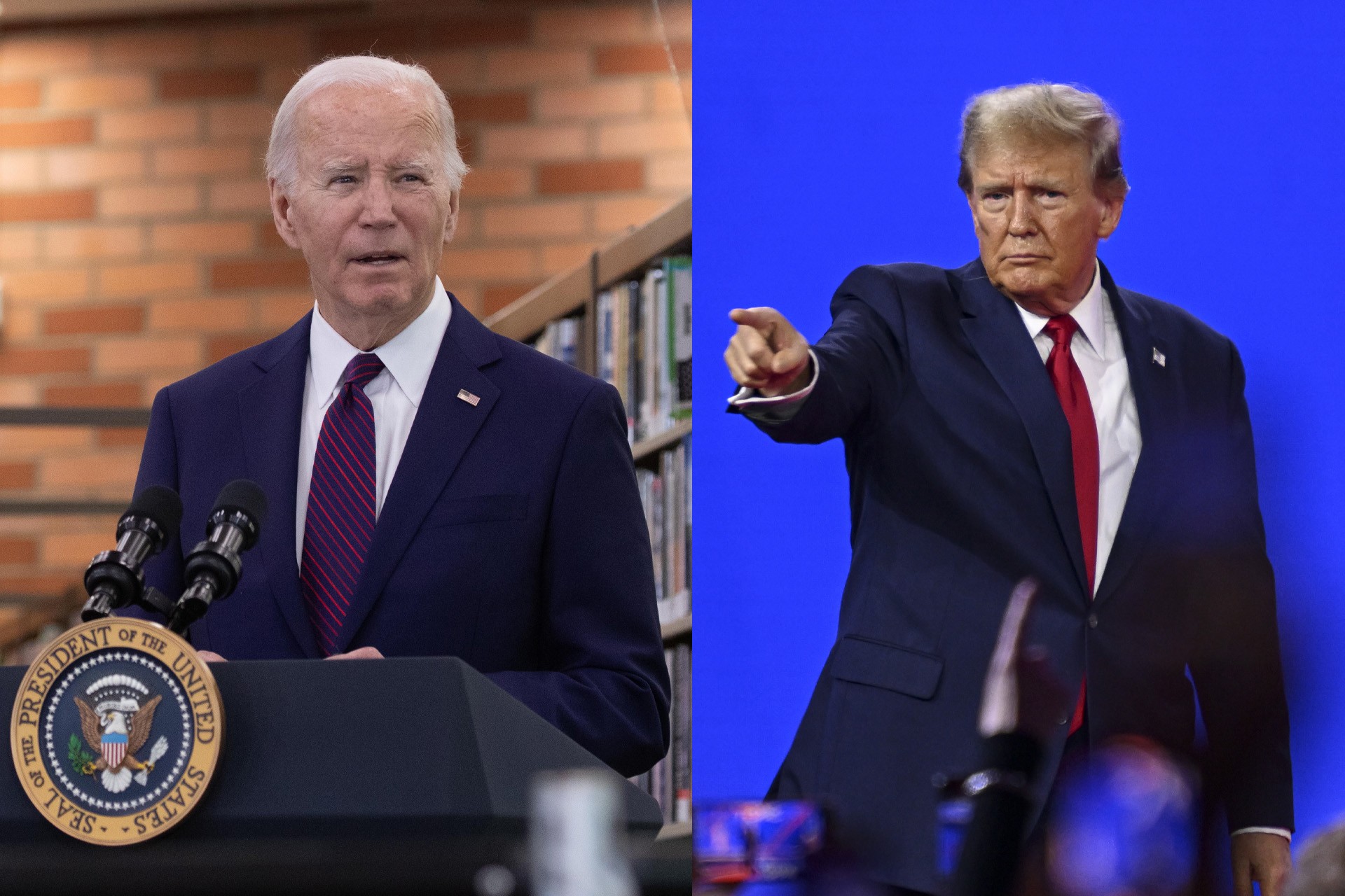 Joe Biden ve donald trump