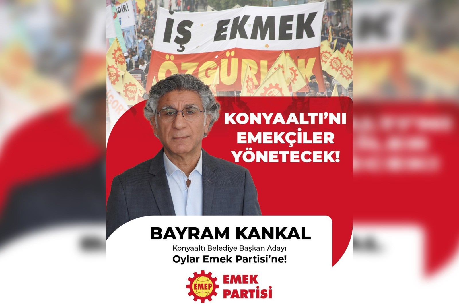 EMEP Konyaaltı Adayı Bayram Kankal: Boğaçay projesi etrafa rant ve koku yayıyor