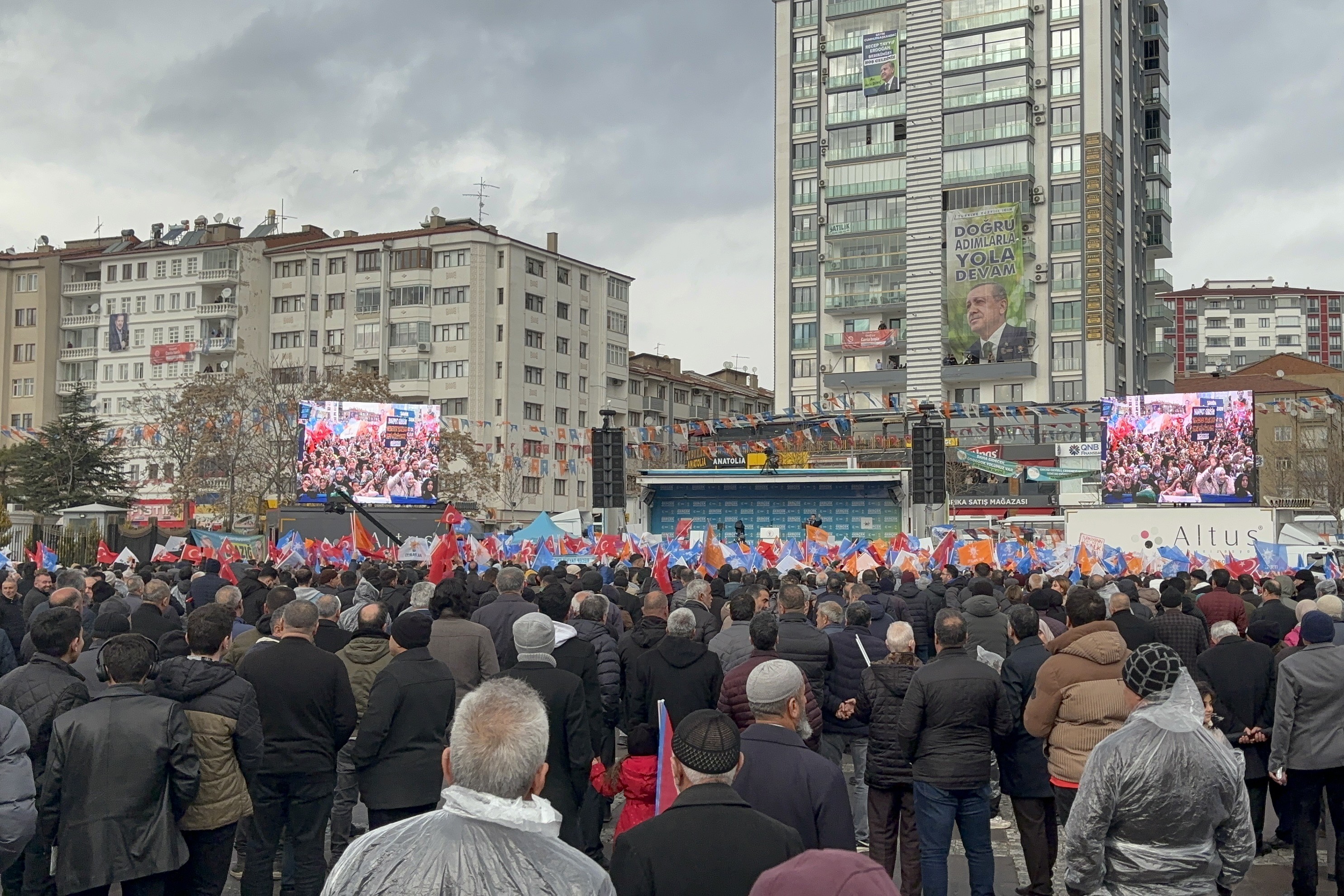 Cumhurbaşkanı Erdoğan'ın Elâzığ mitinginden bir kare