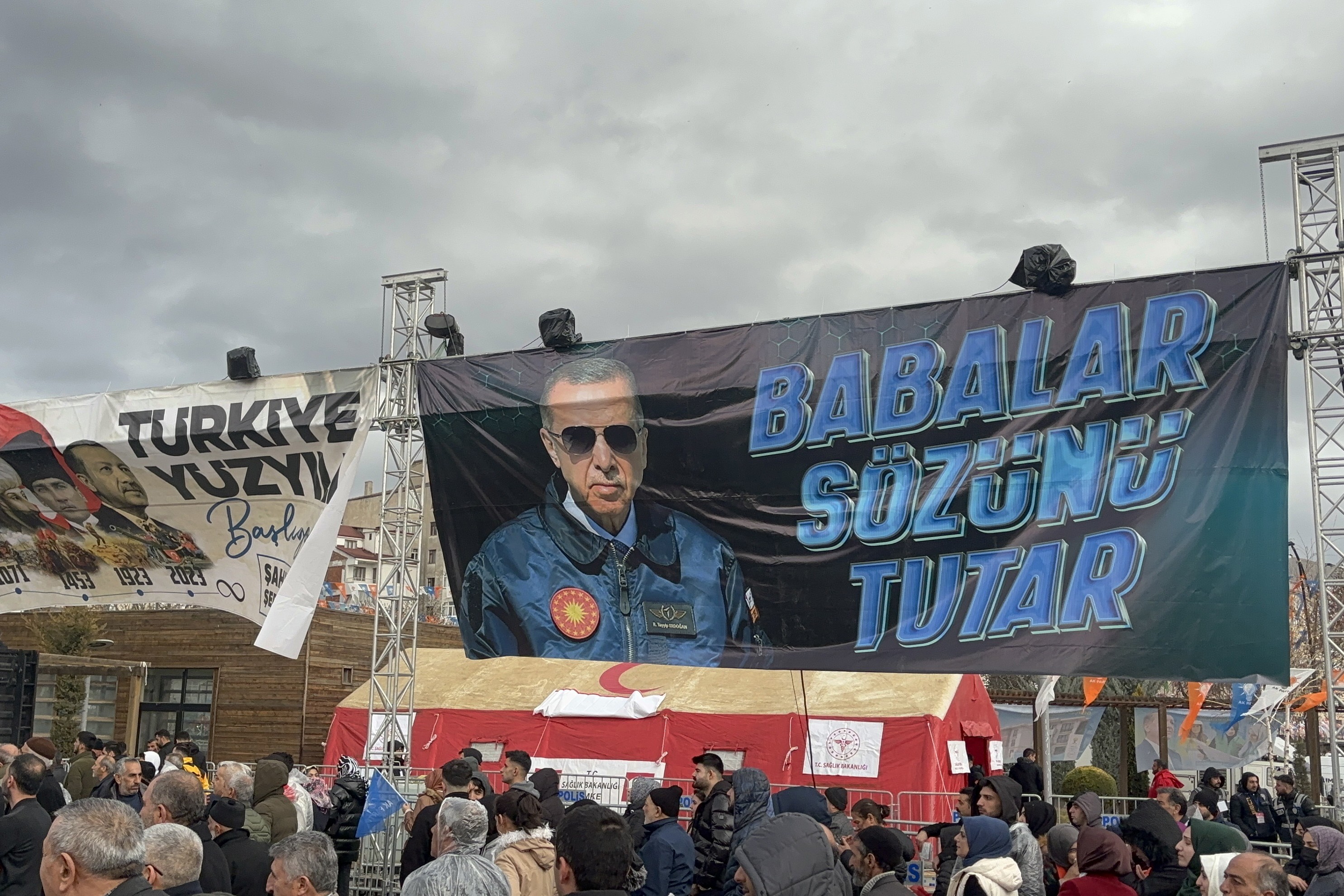 Cumhurbaşkanı Erdoğan'ın Elâzığ mitinginden bir kare