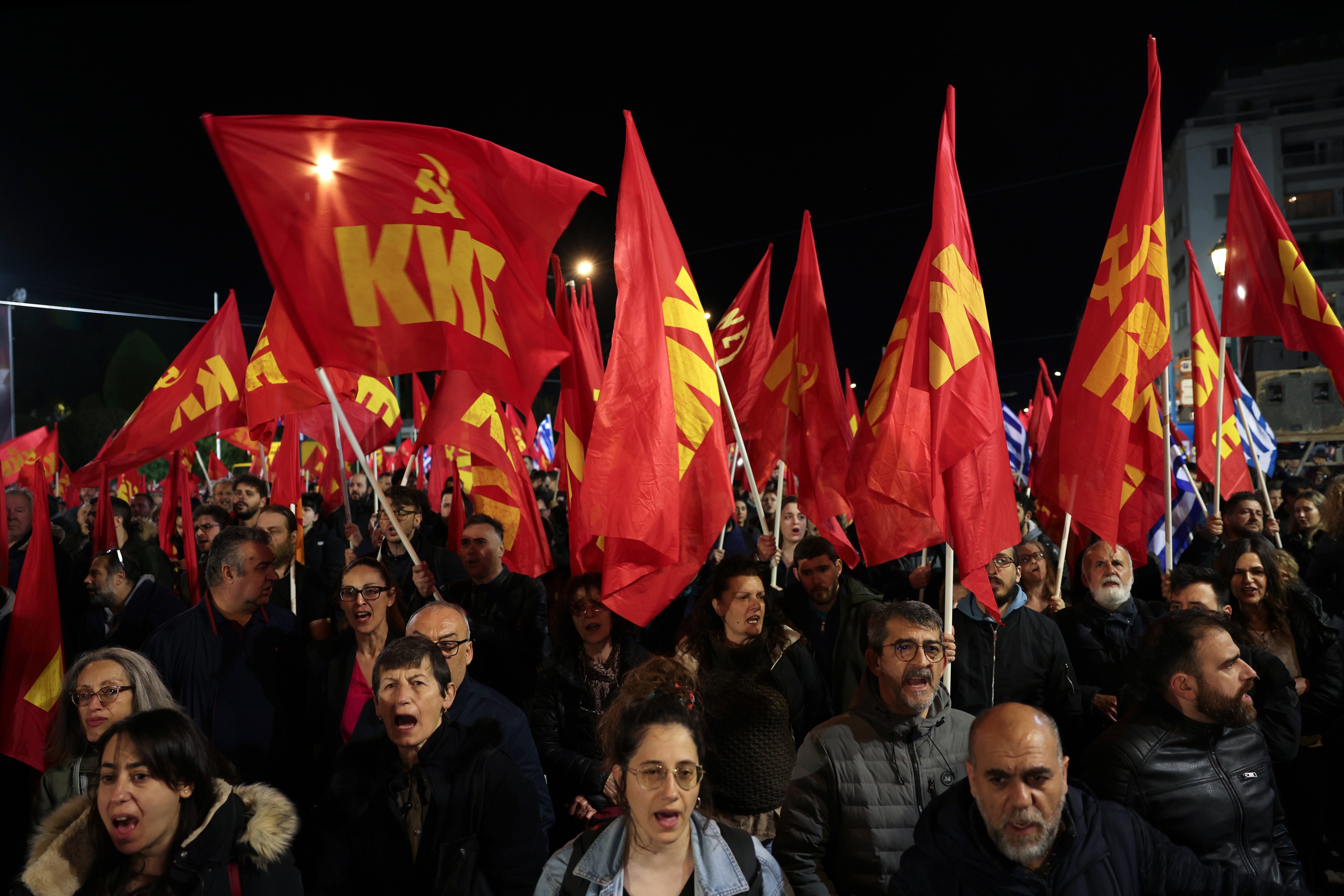 Yunanistan'da NATO karşıtı eylem