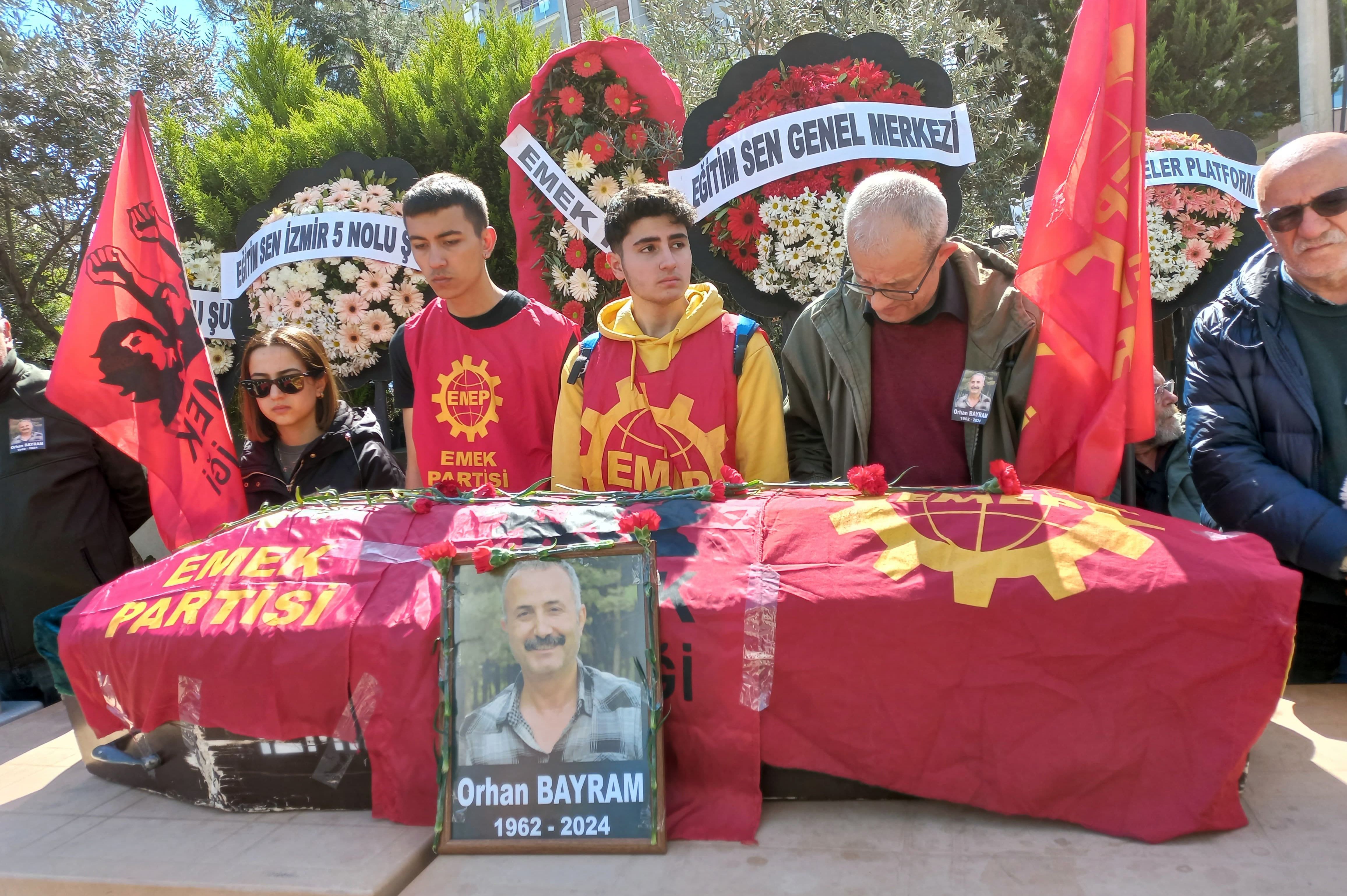 Orhan Bayram'ın cenaze töreni