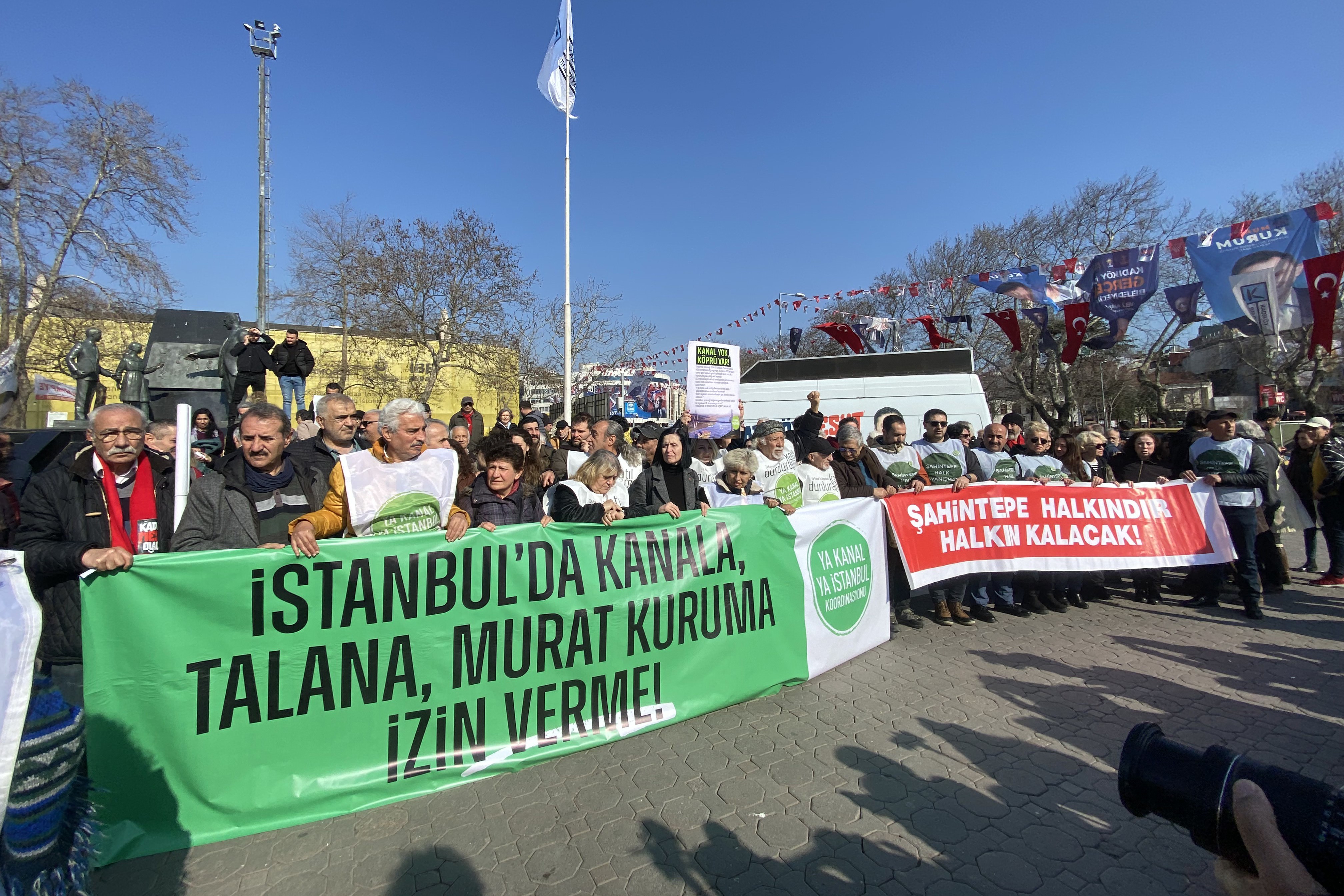 Kanal İstanbul protestosu