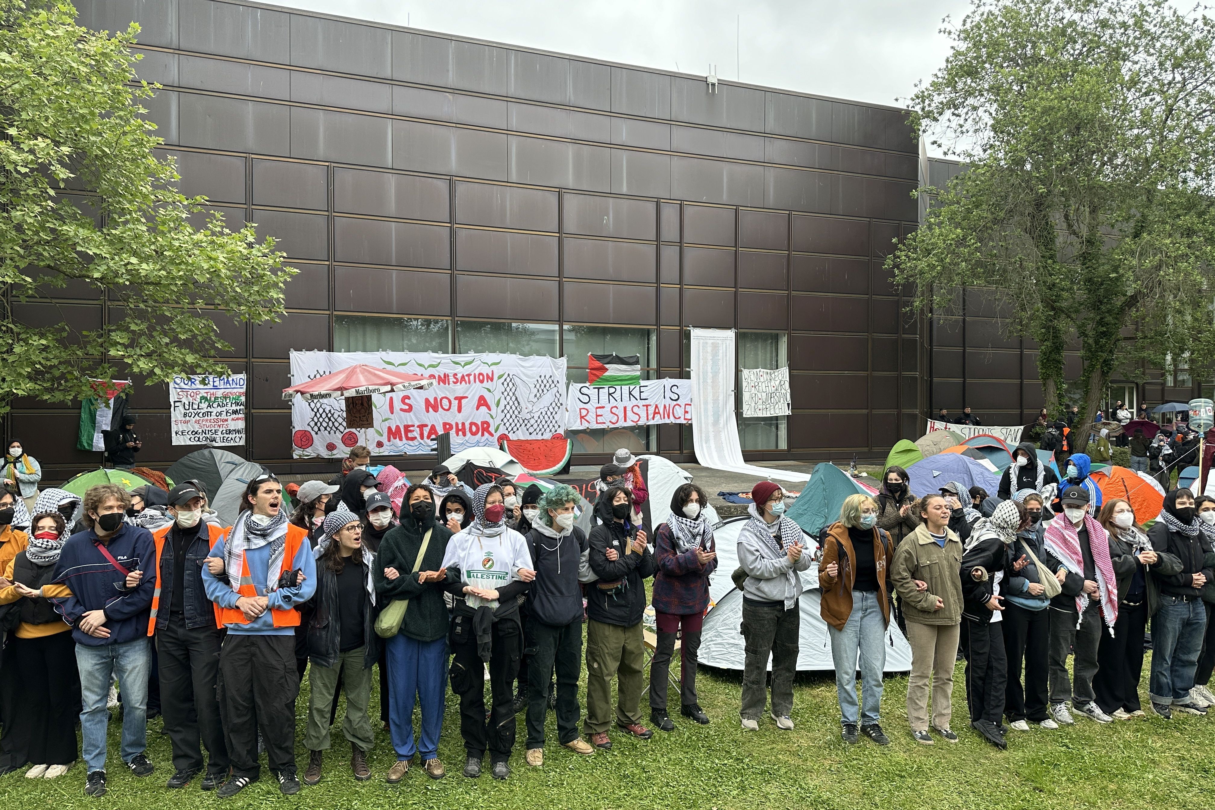 Berlin'de üniversite öğrencileri