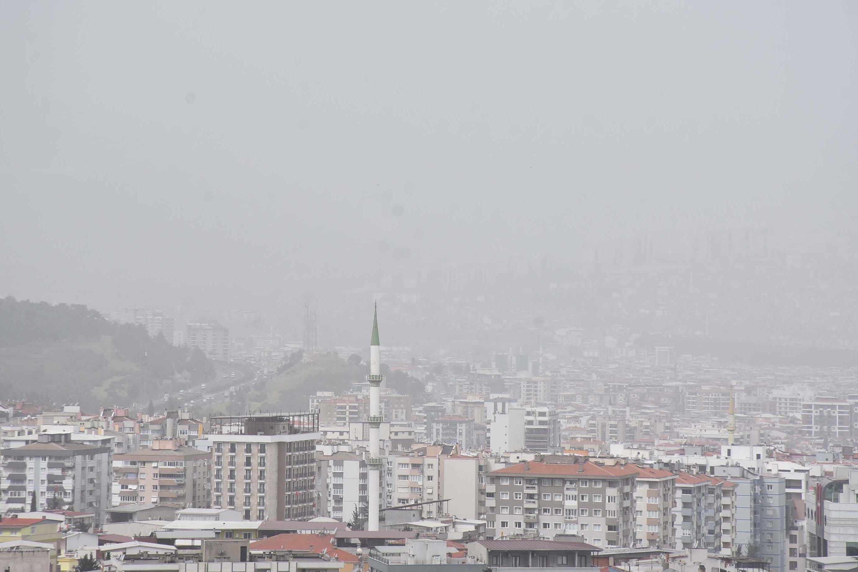 Toz taşınımı etkisindeki şehir