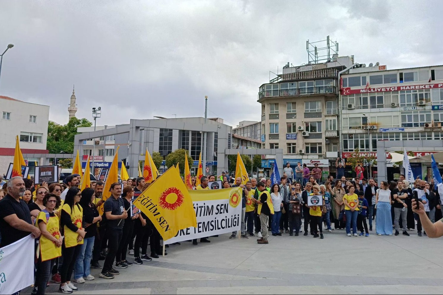 Söke'de öğretmenlerin açıklaması 