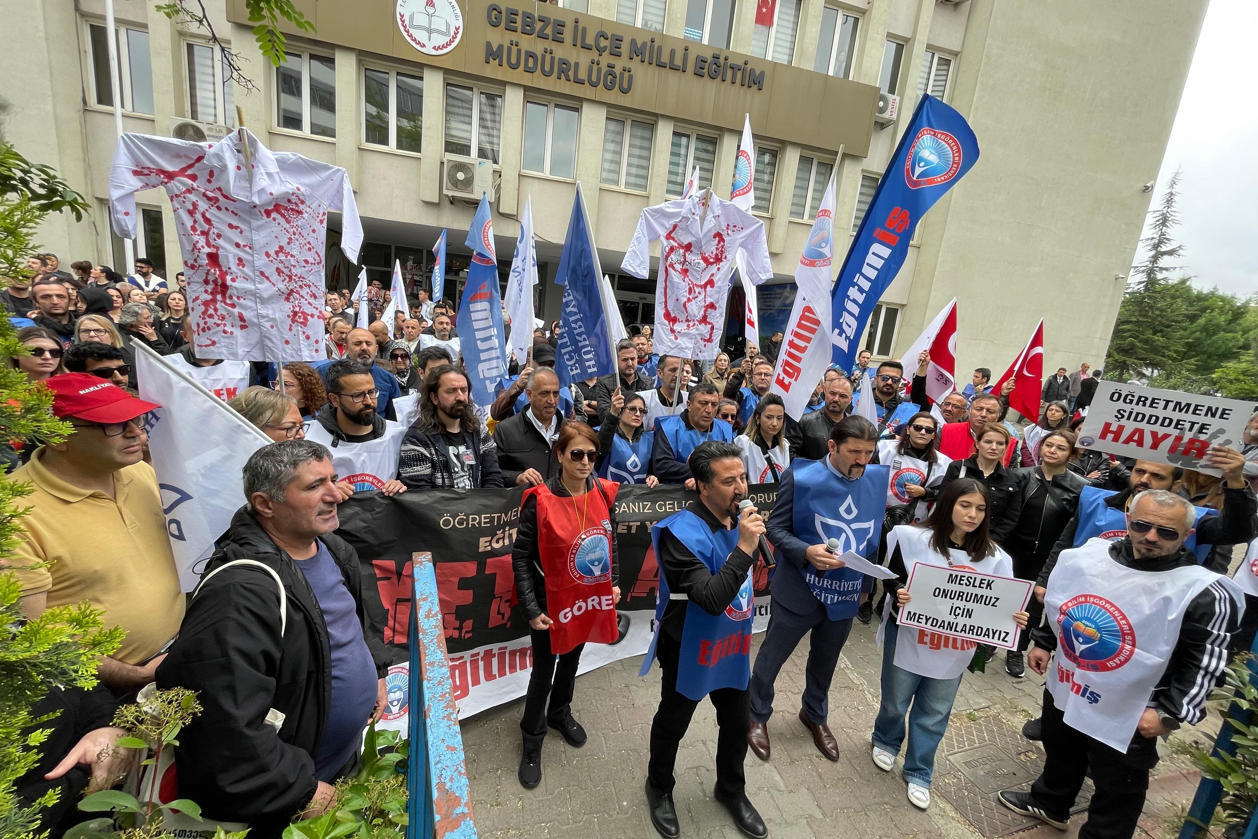 Gebze'de öğretmen eylemi