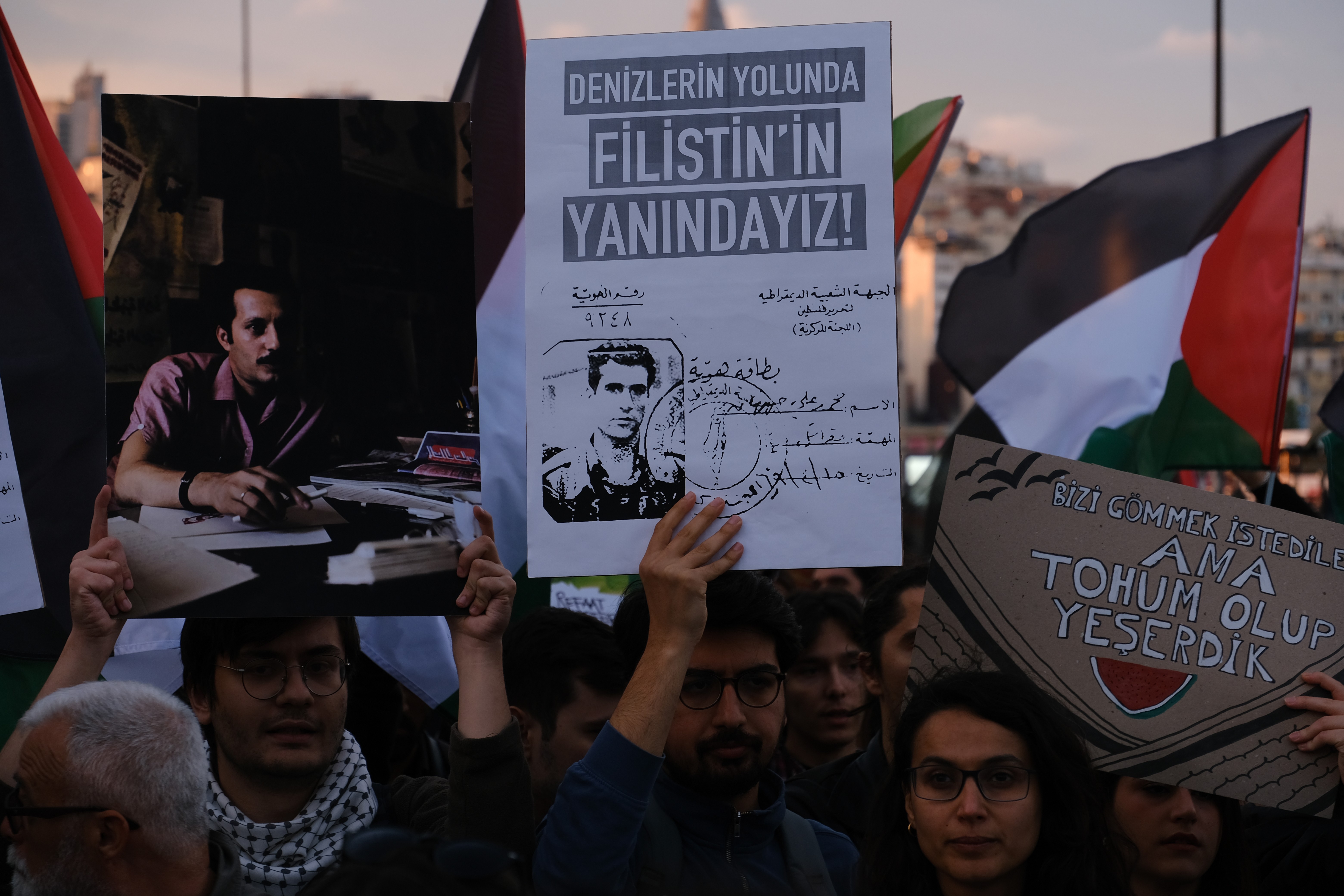 İstanbul'da Nakba'nın yıldönümüne ilişkin açıklama gerçekleştirildi