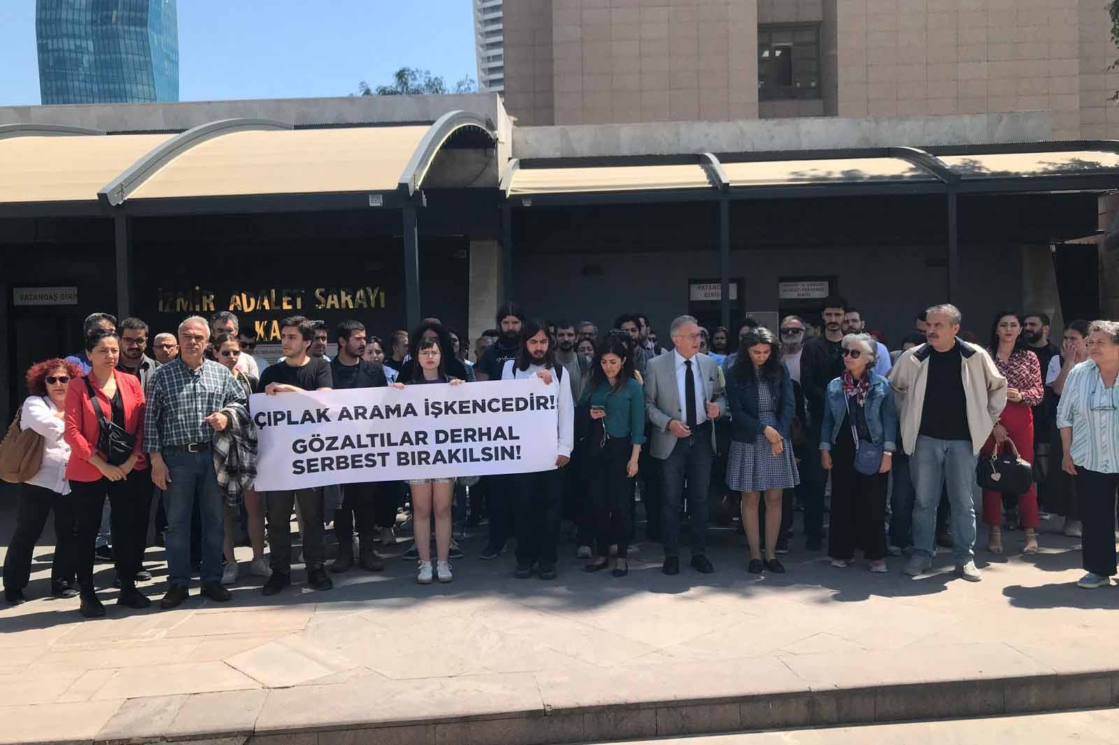 İzmir'deki gözaltılara tepki açıklaması