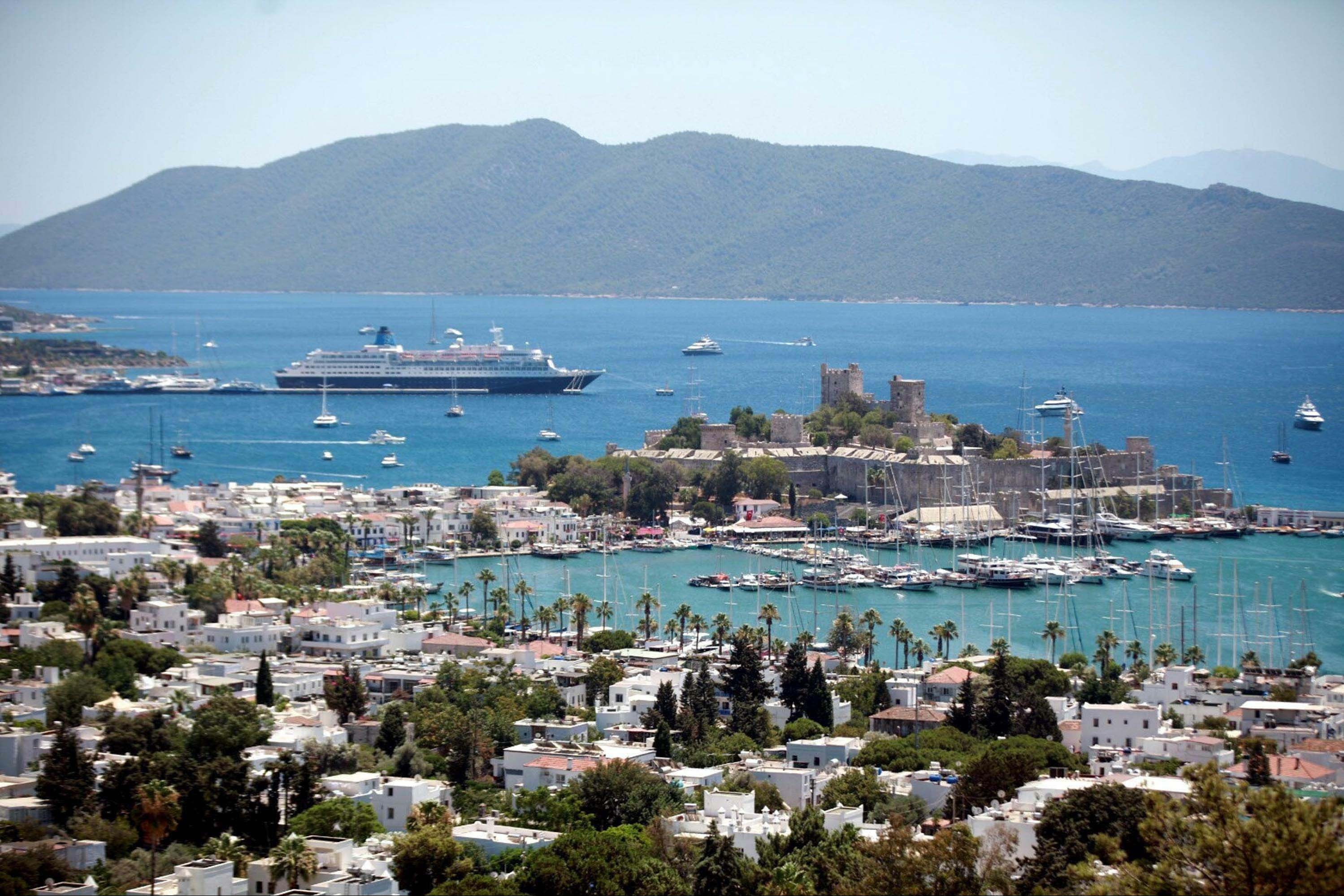 Bodrum'un uzaktan görünüşü