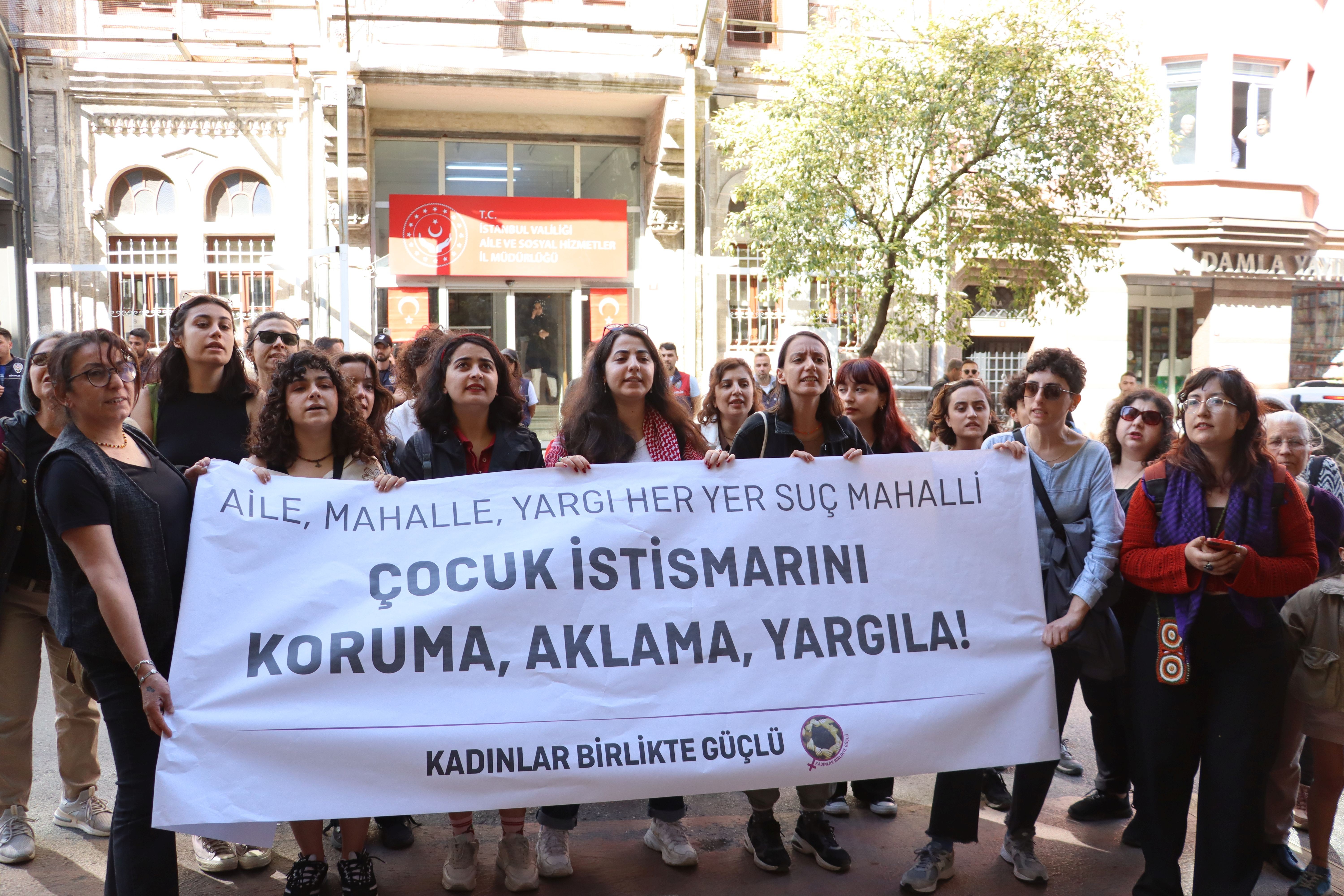 Çocuk istismarına yönelik yapılan eylem.