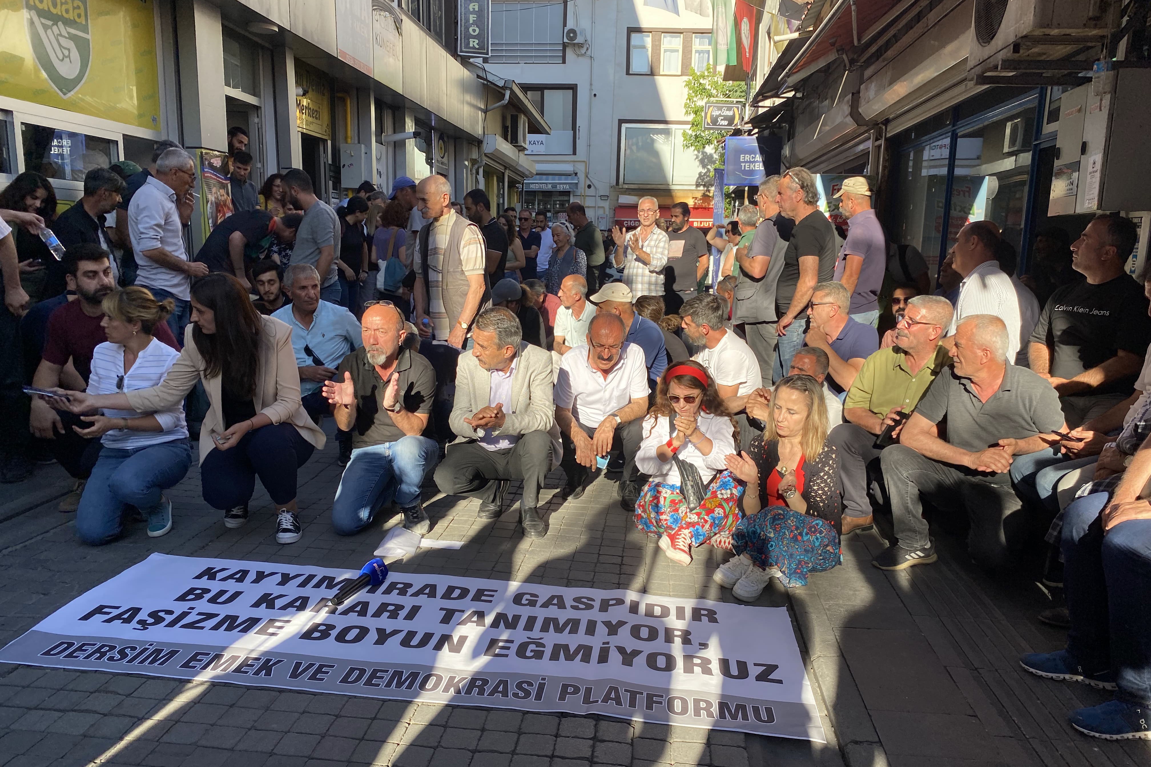 Dersim kayyum protesto 