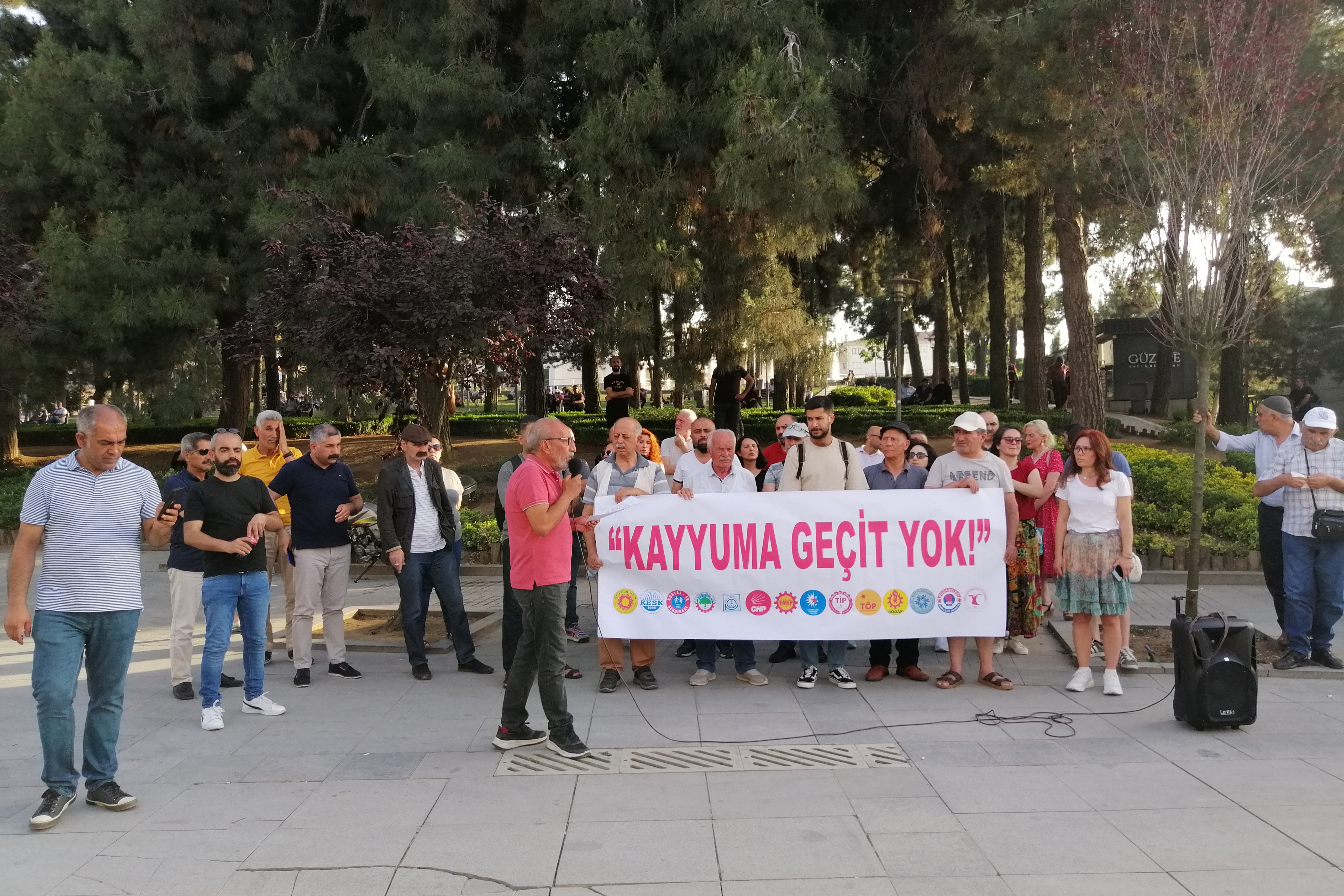 gebze'de kayyum protesto edildi 