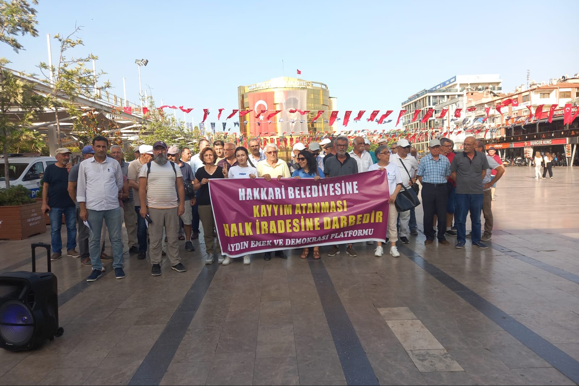 aydın kayyum protesto 