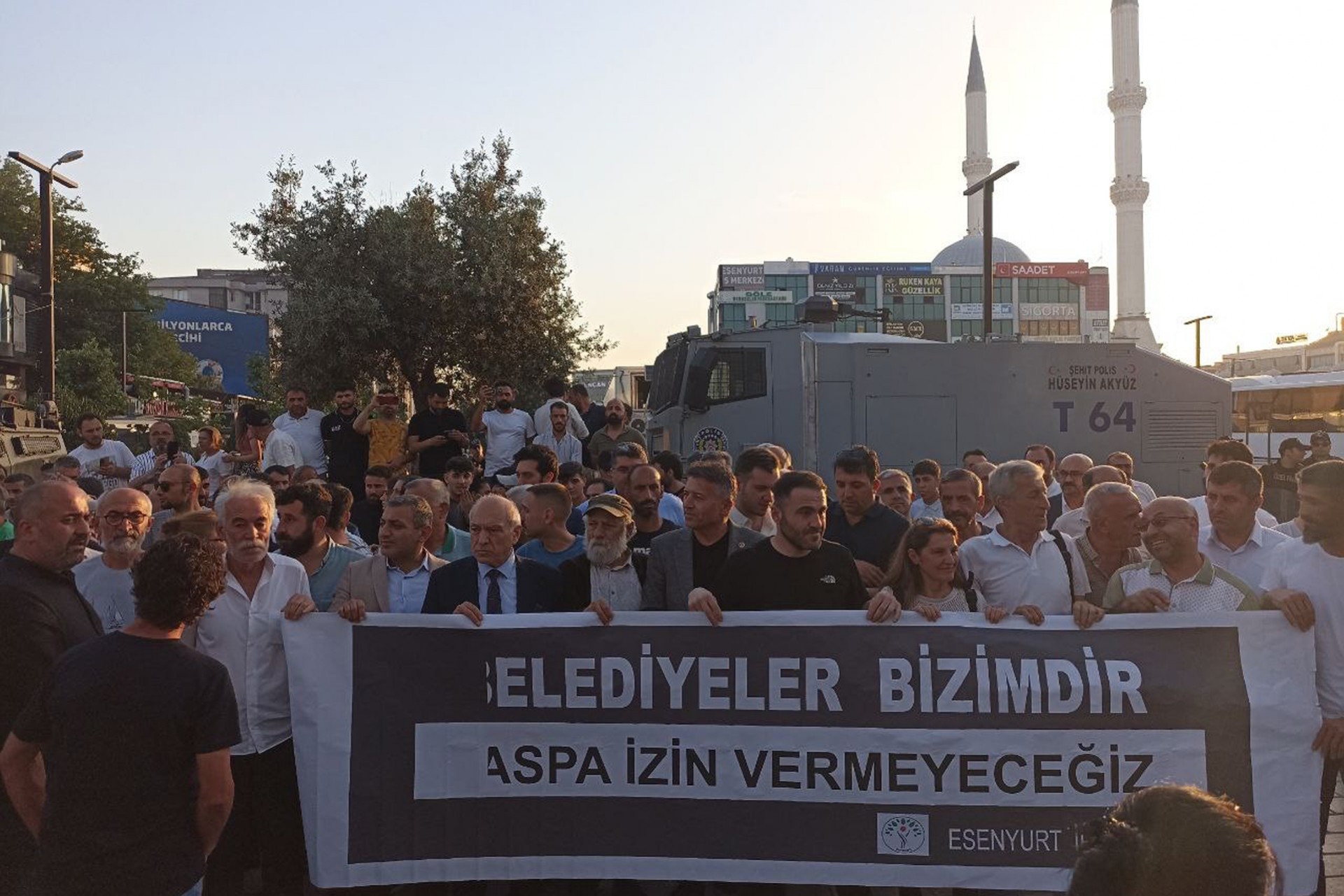 Esenyurt kayyum protesto 