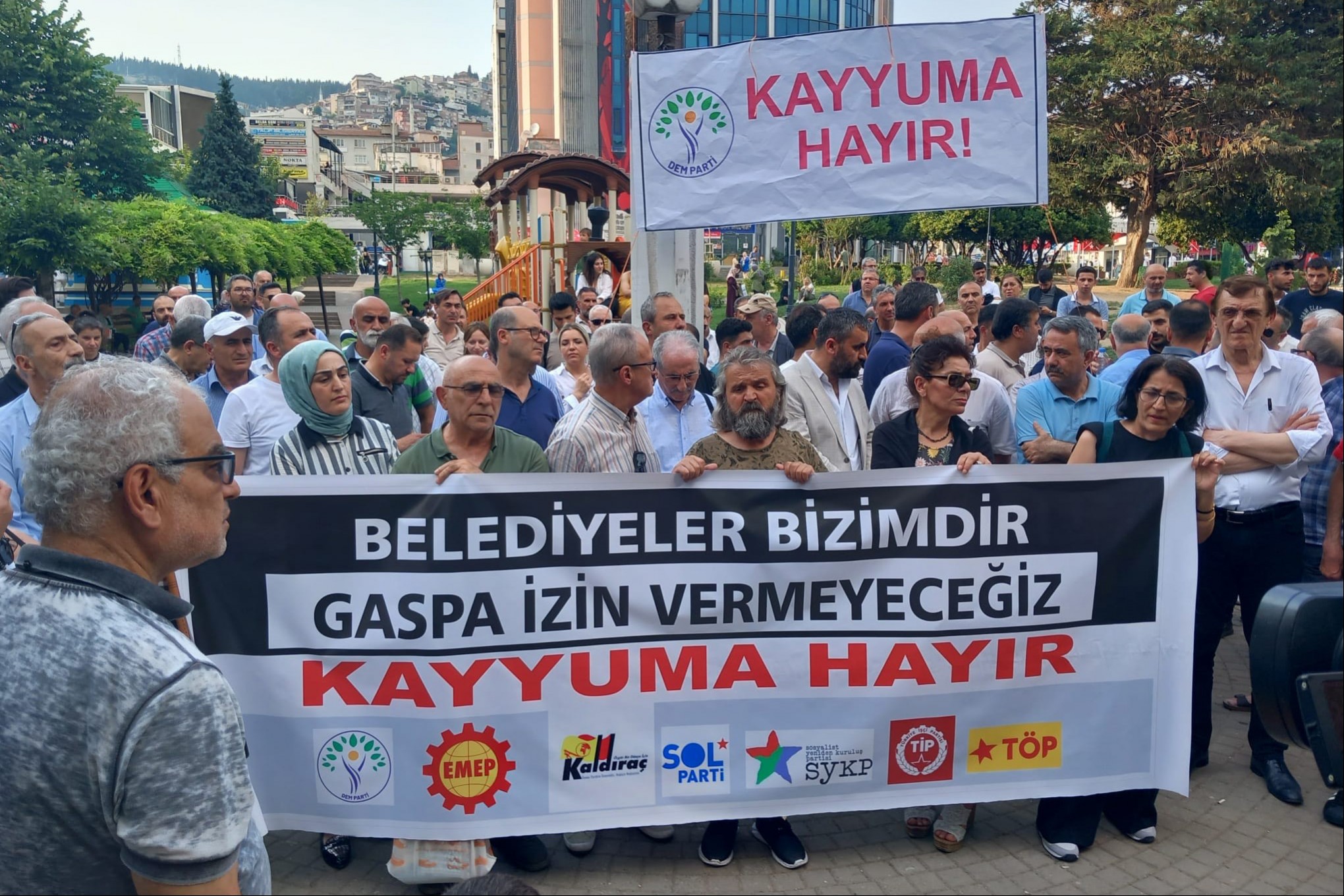 Kacaeli kayyum protesto 