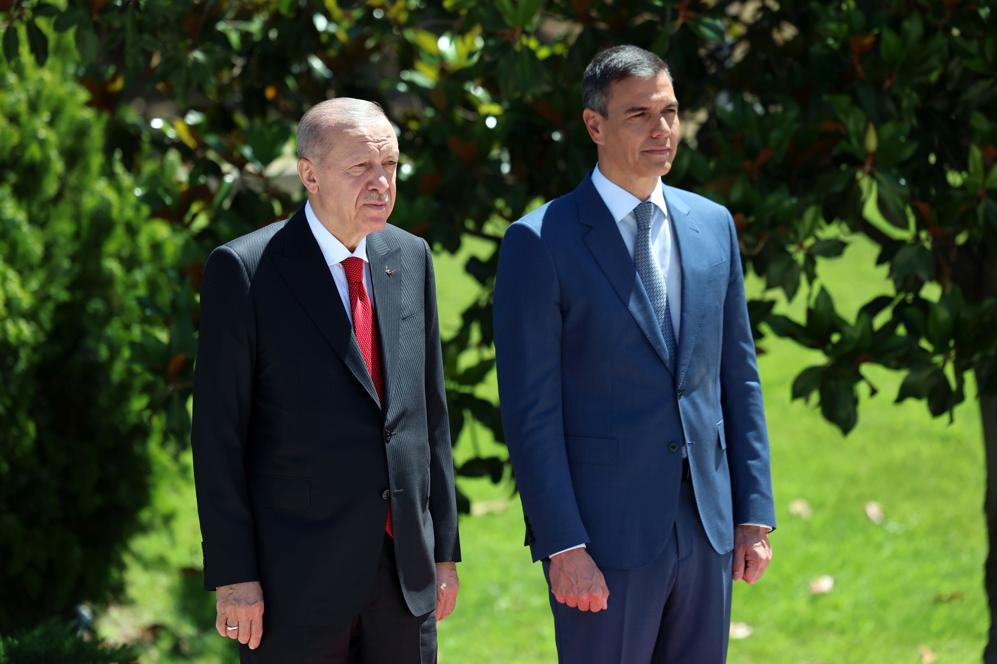 Tayyip Erdoğan ve Pedro Sanchez 