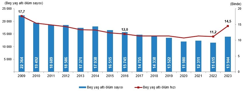 TÜİK'in istatistiği.