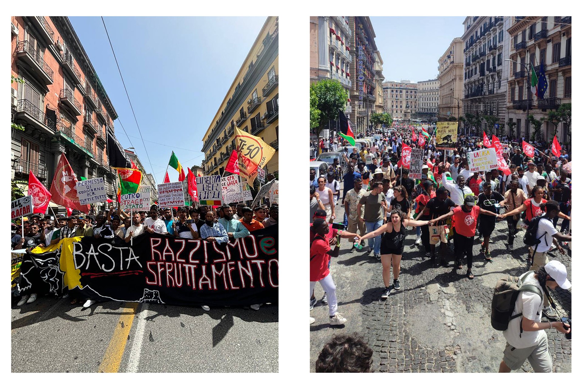 İtalya’nın Latina kentinde, Hindistan vatandaşı bir tarım işçisinin, kolunun kesildiği kaza sonrasında sokak ortasında bırakılarak hayatını kaybetmesi nedeniyle gösteri yapıldı