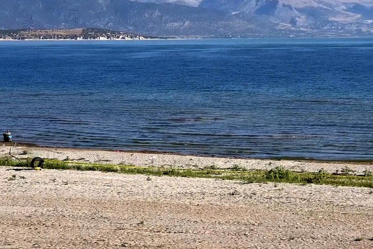 Eğirdir Gölü kenarında el bombası bulundu