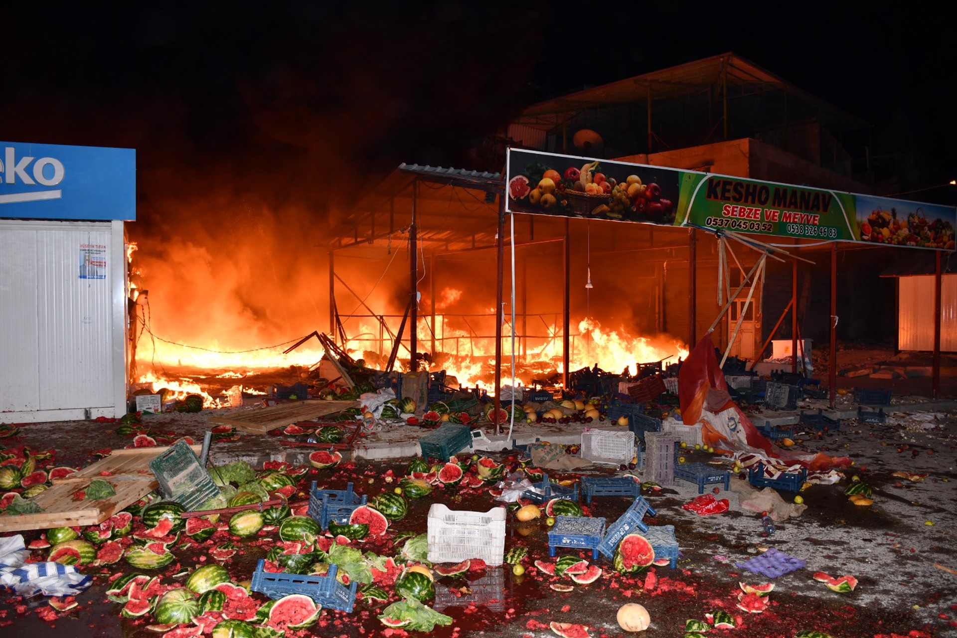 Hatay'da Suriyelilere ait iş yerlerine saldırı düzenlendi 