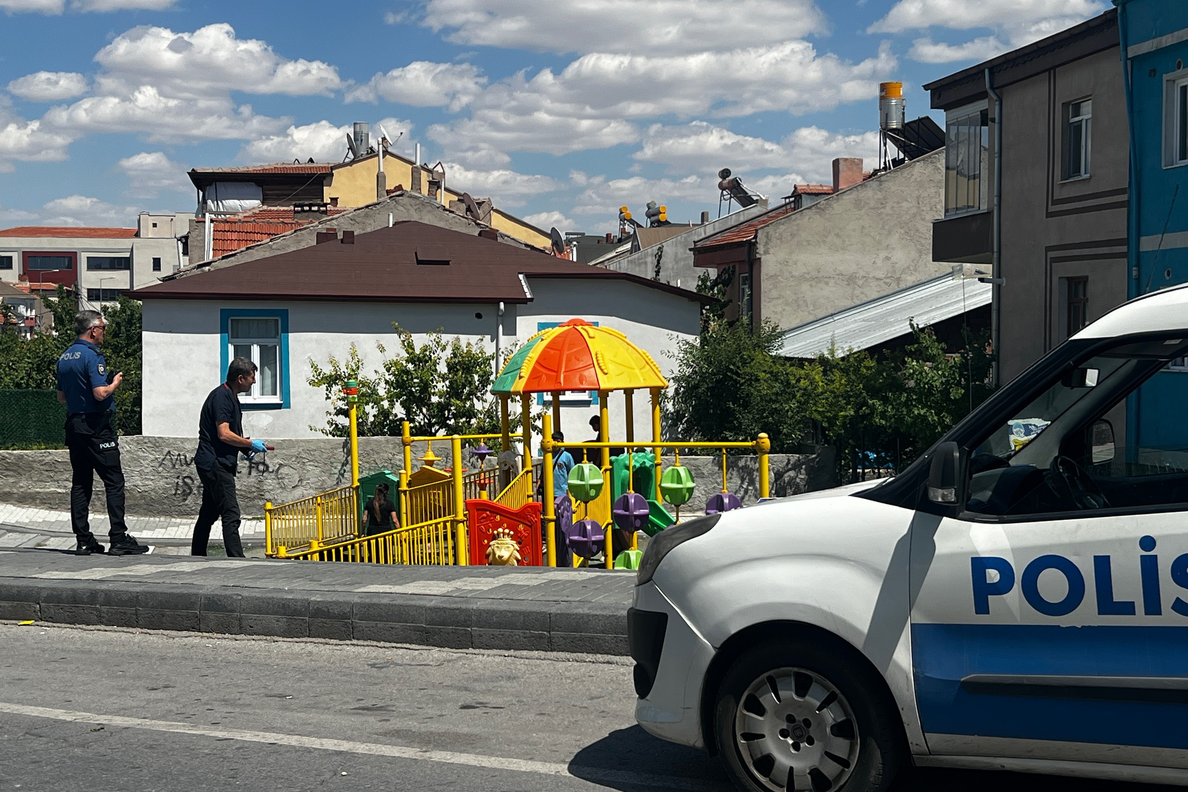 kayseri'de bir parkta bıçaklı saldırı 