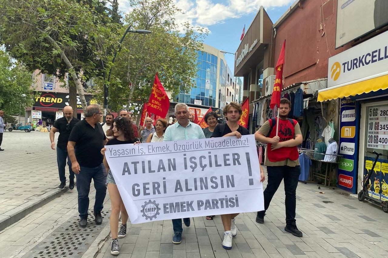 Çiğli Belediye işçilerine yapılan ziyaret.