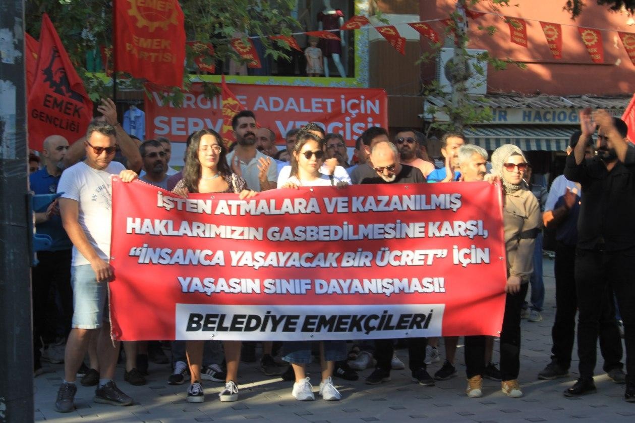 Emek Partisi İzmir Zamlara hayır mitingi