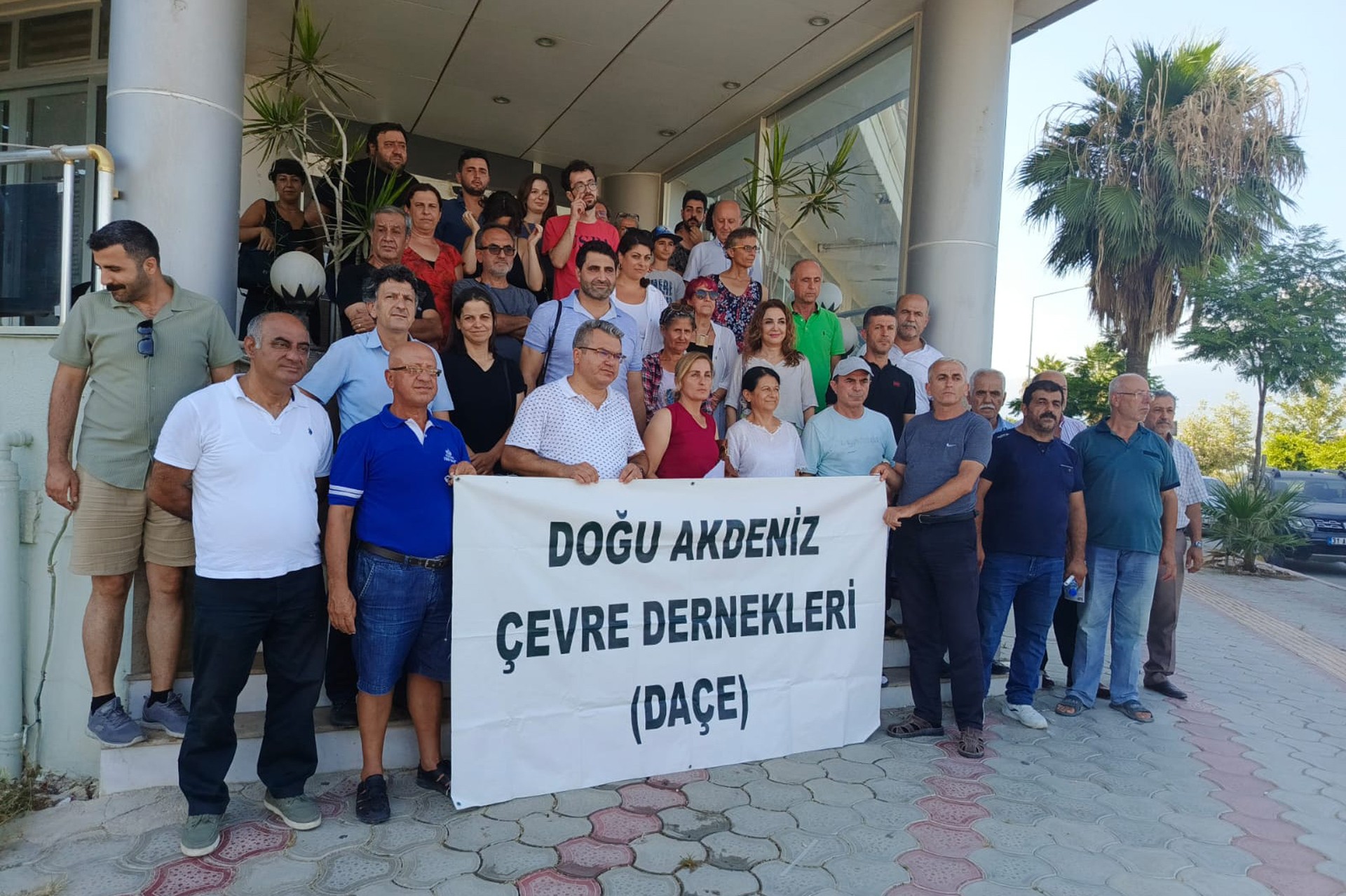 Hatay'da taş ocağına karşı açıklama yapıldı