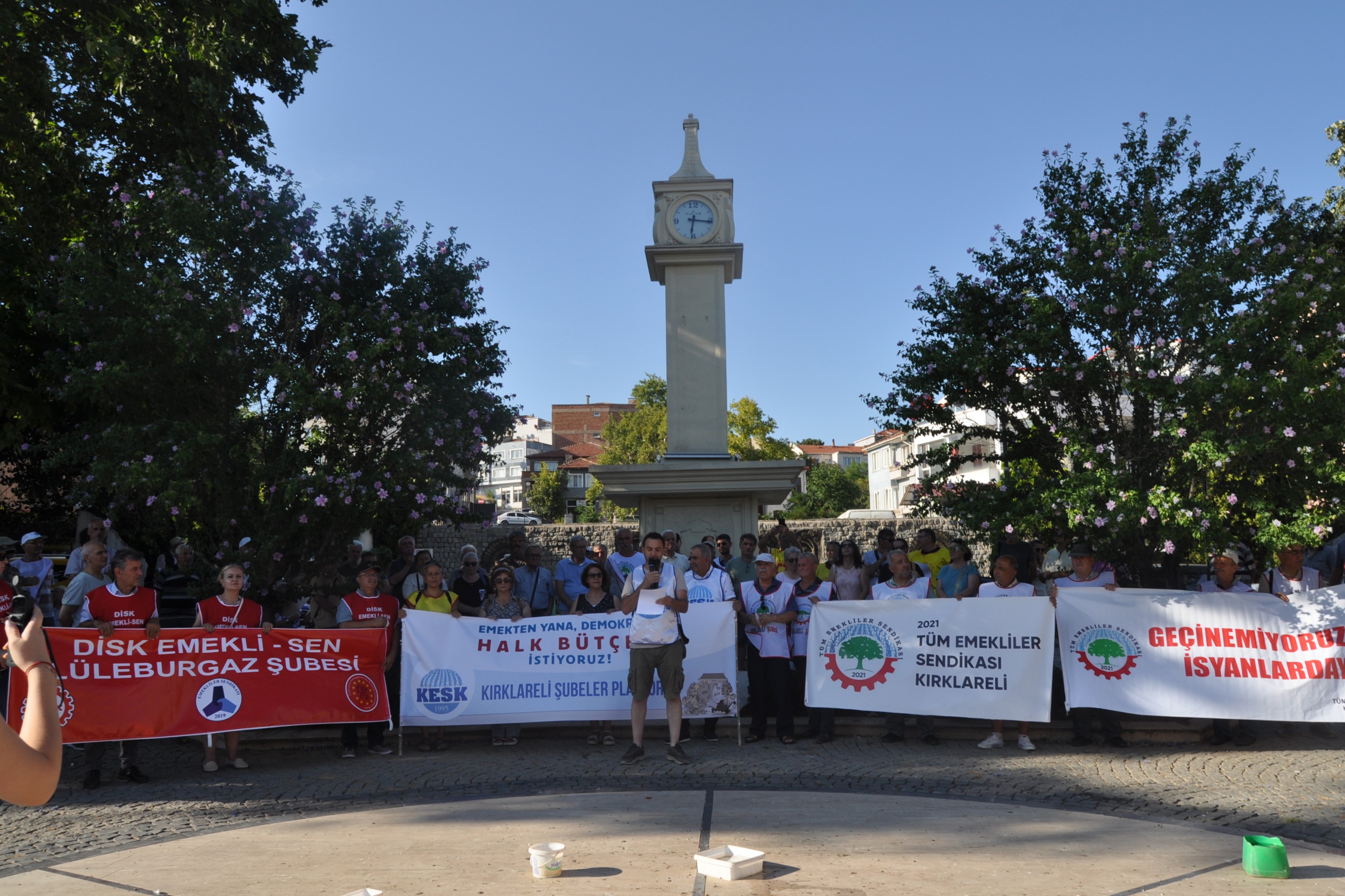 Kırklareli’nde TÜİK Rakamları Protesto Edildi