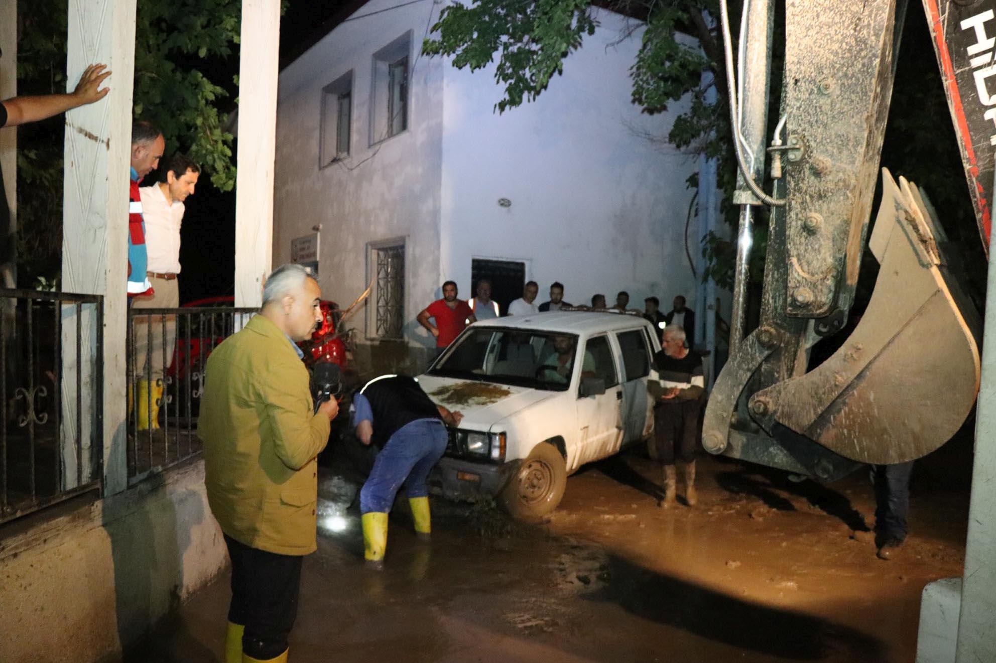 Erzurum'da selin vurduğu mahalle