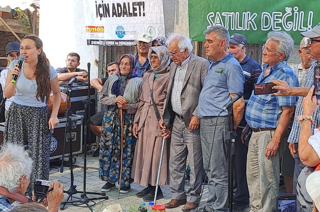 Akbelen Nöbetinin 3. yıldönümünde yapılan toplantı 