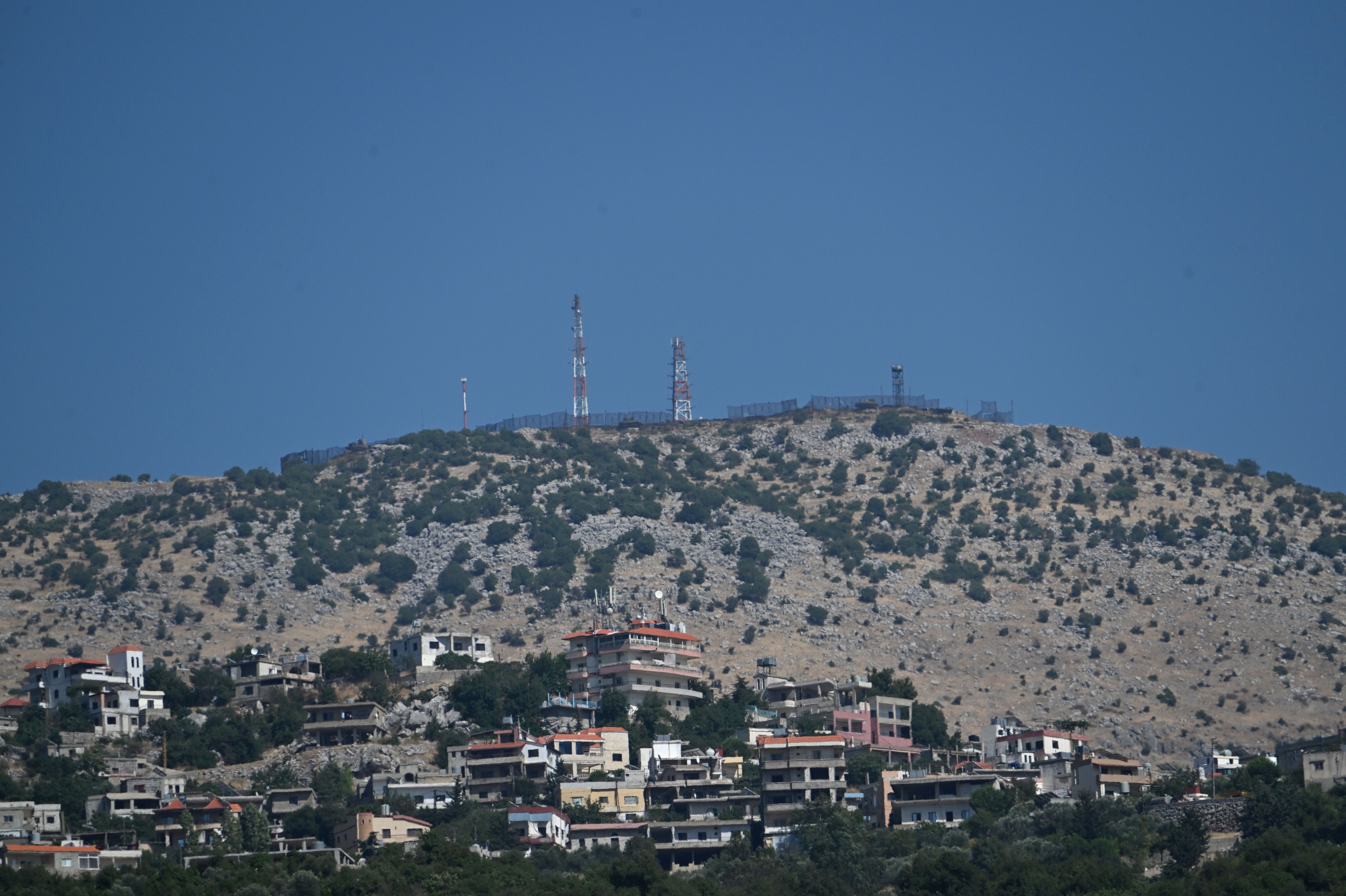 İsrail sınırına birkaç yüz metre mesafede bulunan Kfar Hammam beldesi | 