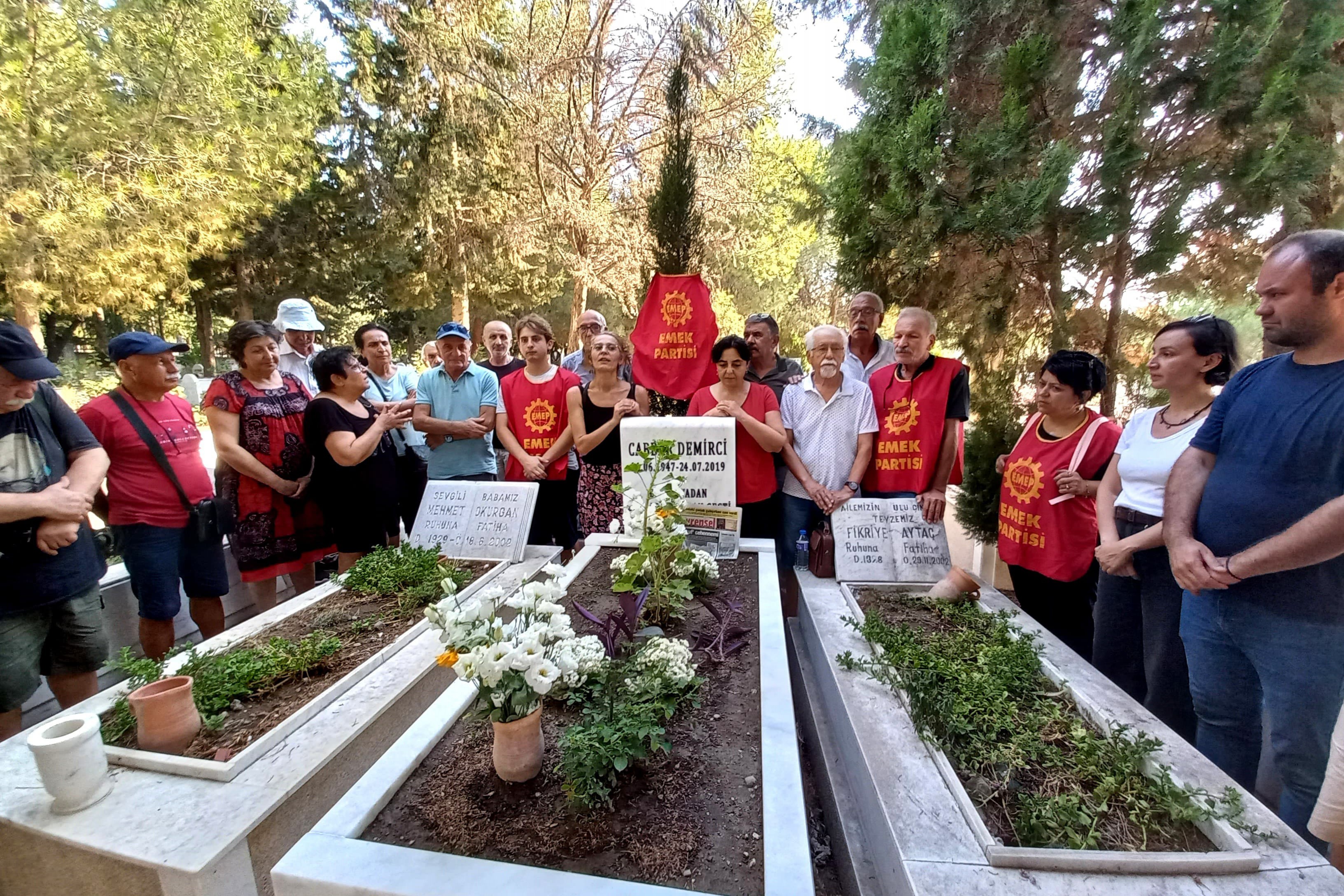 Cabbar Demirci mezarı başında anıldı