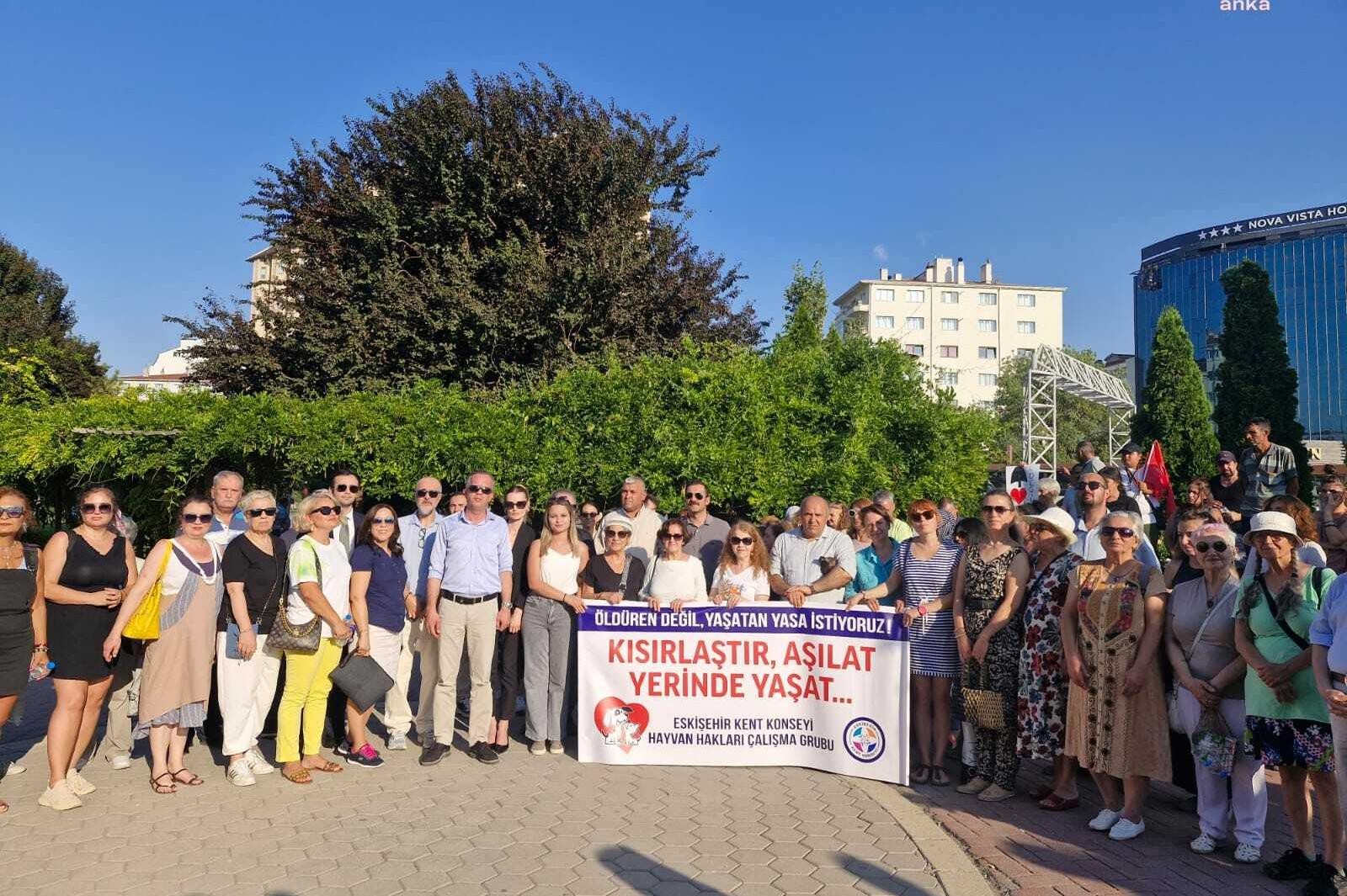 Eskişehir Kent Konseyi sokak hayvanları eylemi 