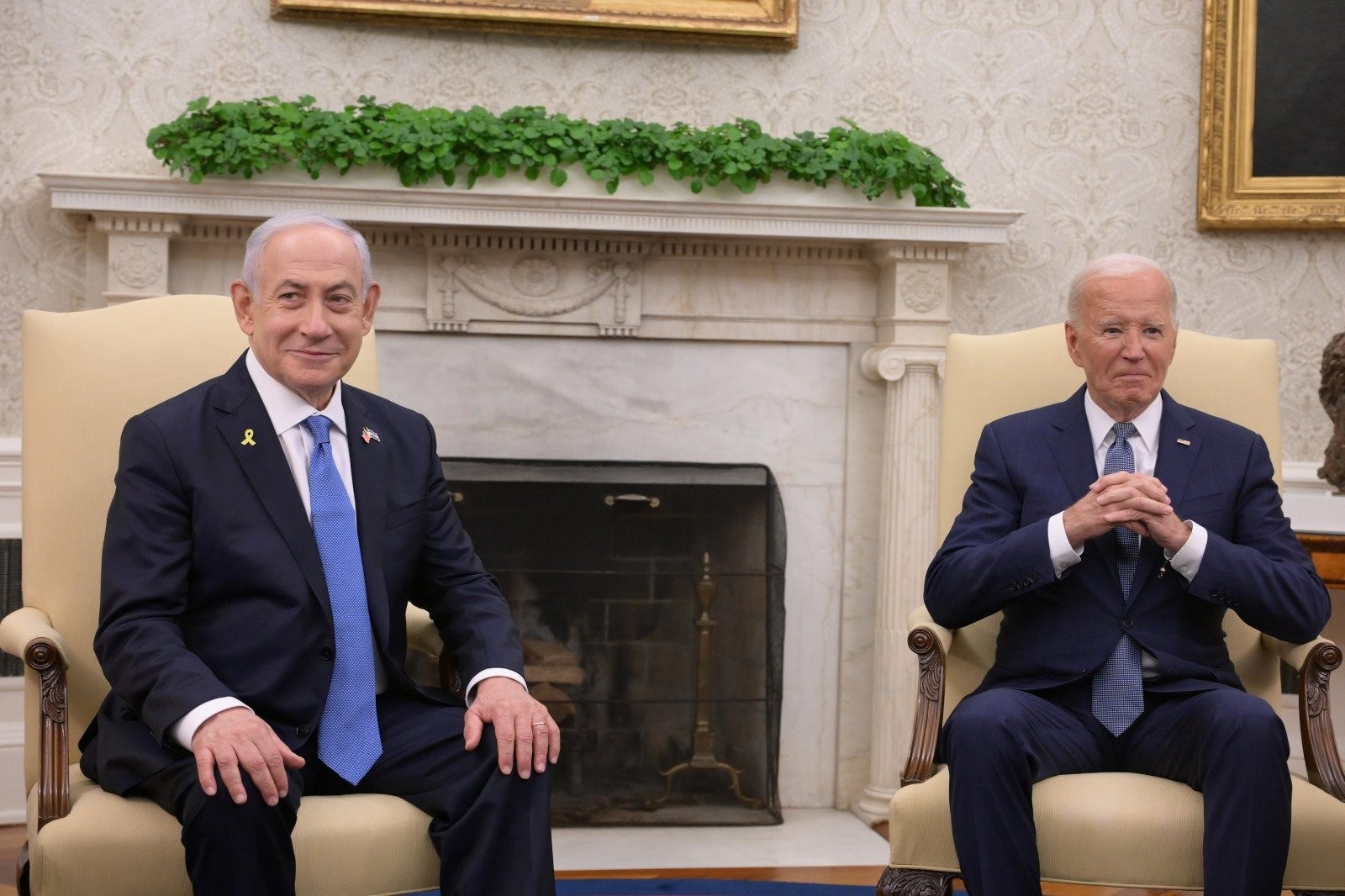 ABD Başkanı Joe Biden, Beyaz Saray'da İsrail Başbakanı Binyamin Netanyahu ile bir araya geldi