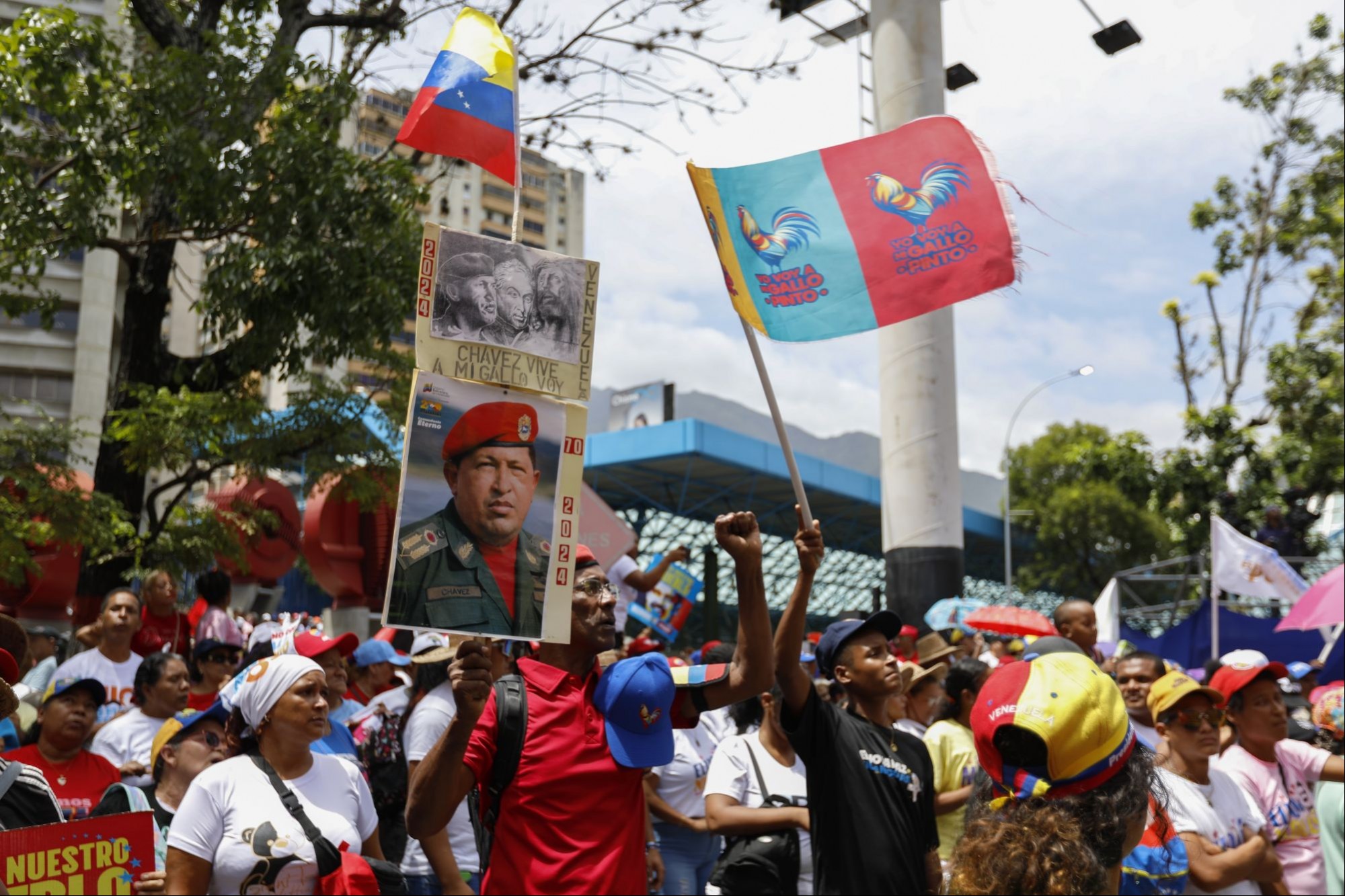 Venezuela Devlet Başkanı Maduro yaklaşan başkanlık seçimleri için kampanyasını sürdürüyor.