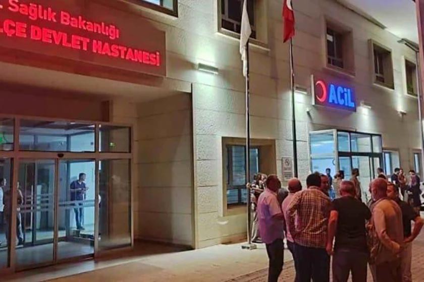 Yaralıların kaldırıldığı hastane