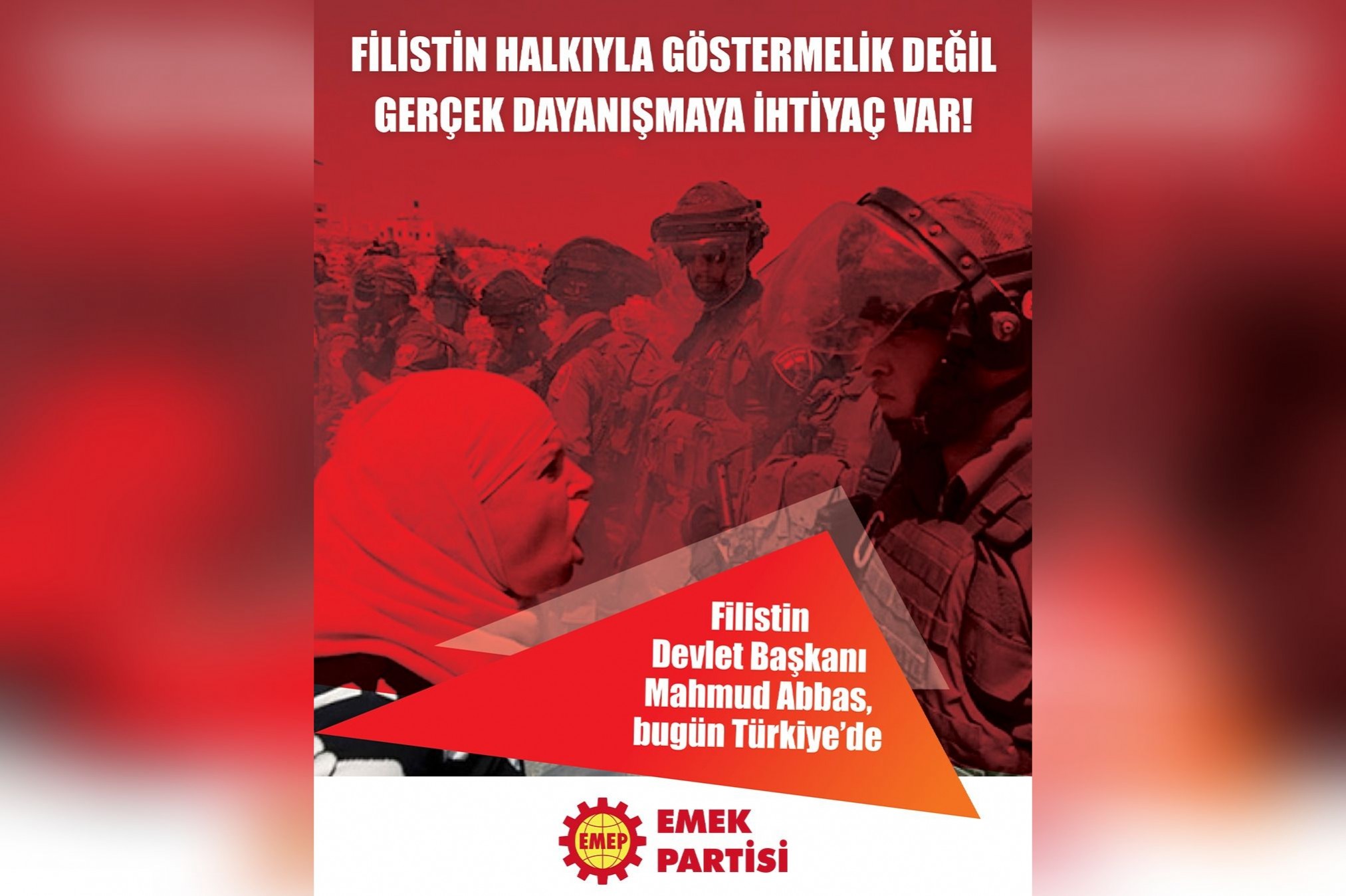 EMEP'in afişi